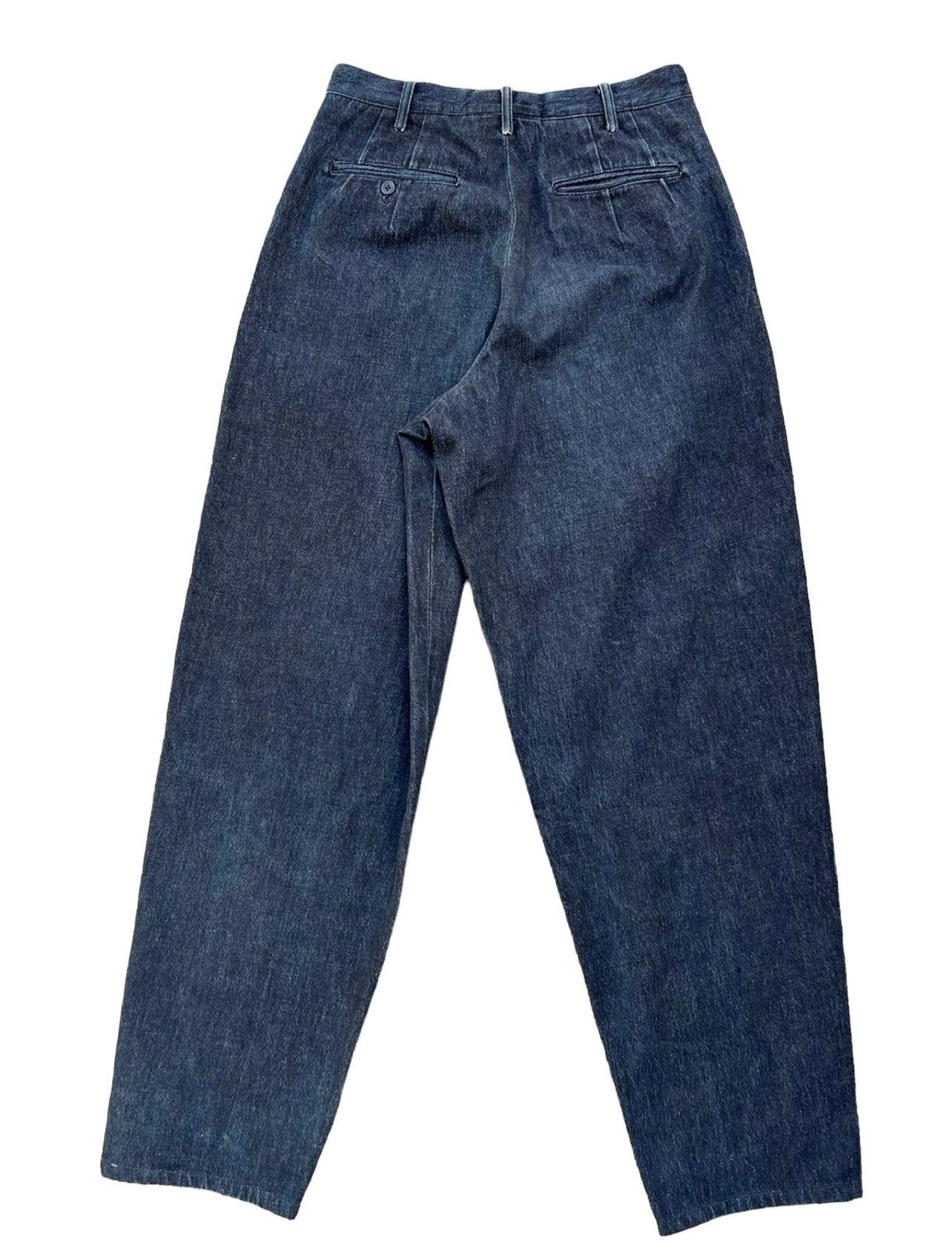 Yohji Yamamoto Vintage Yohji Yamamoto L.Q. Y's for Men Baggy Denim Trouser Size US 30 / EU 46 - 2 Thumbnail