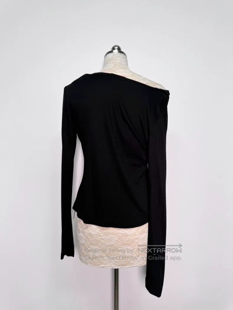 Vivienne Westwood Vivienne Westwood Black Off Shoulder Long Sleeve Top, Can Size M / US 6-8 / IT 42-44 - 6 Thumbnail