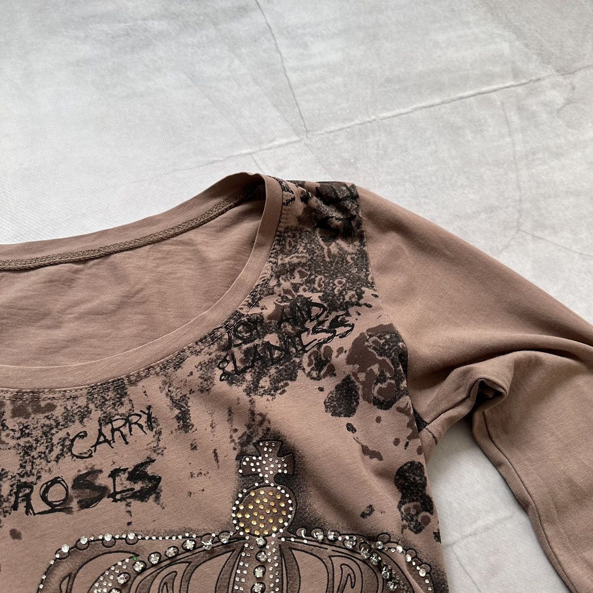 Hysteric Glamour × Undercover Crown Hysteric Glamour Style Punk Long Sleeve T Shirt Size M / US 6-8 / IT 42-44 - 5 Thumbnail