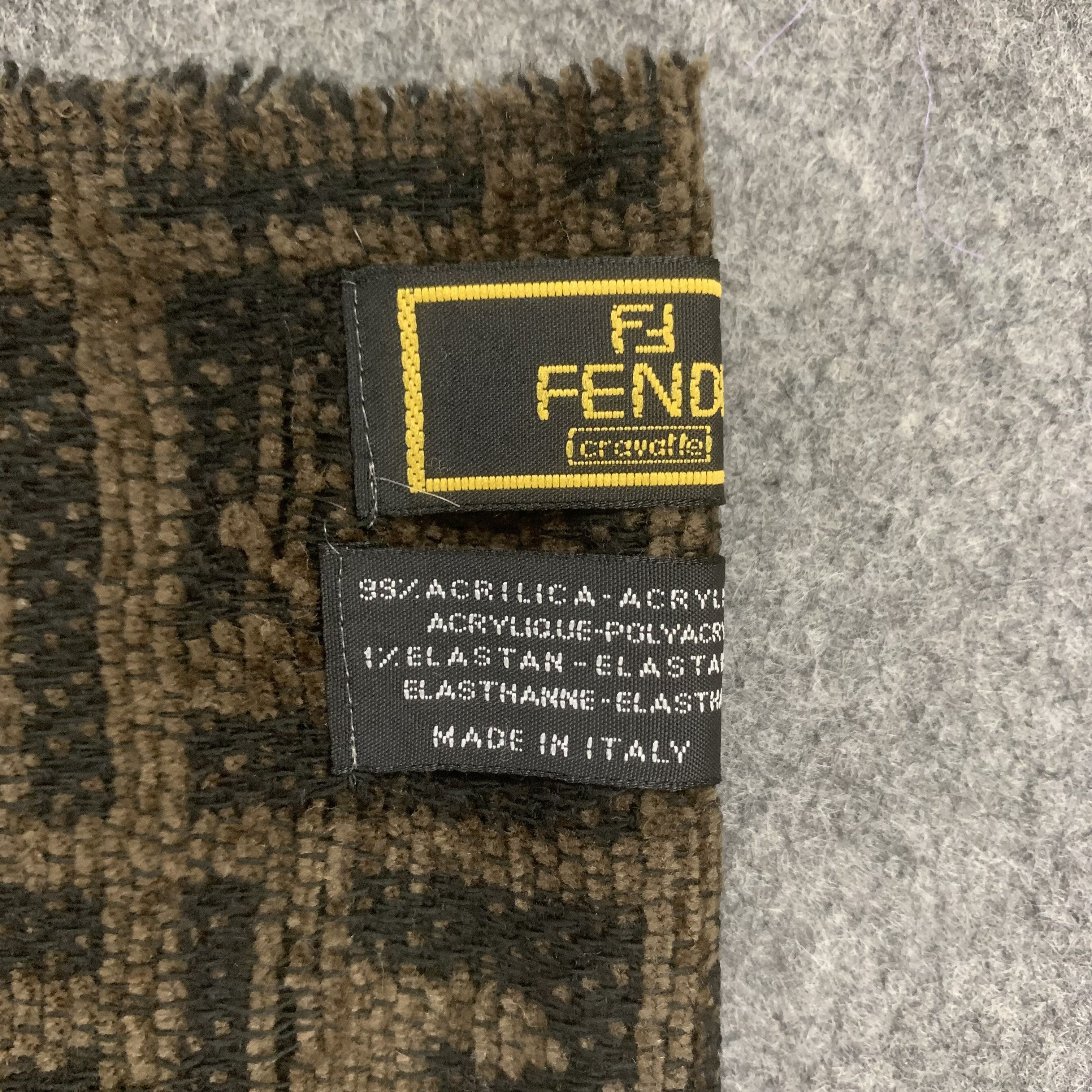 Fendi Fendi Scarf Wool Muffler Neck Wrap BL9255 Size ONE SIZE - 5 Thumbnail