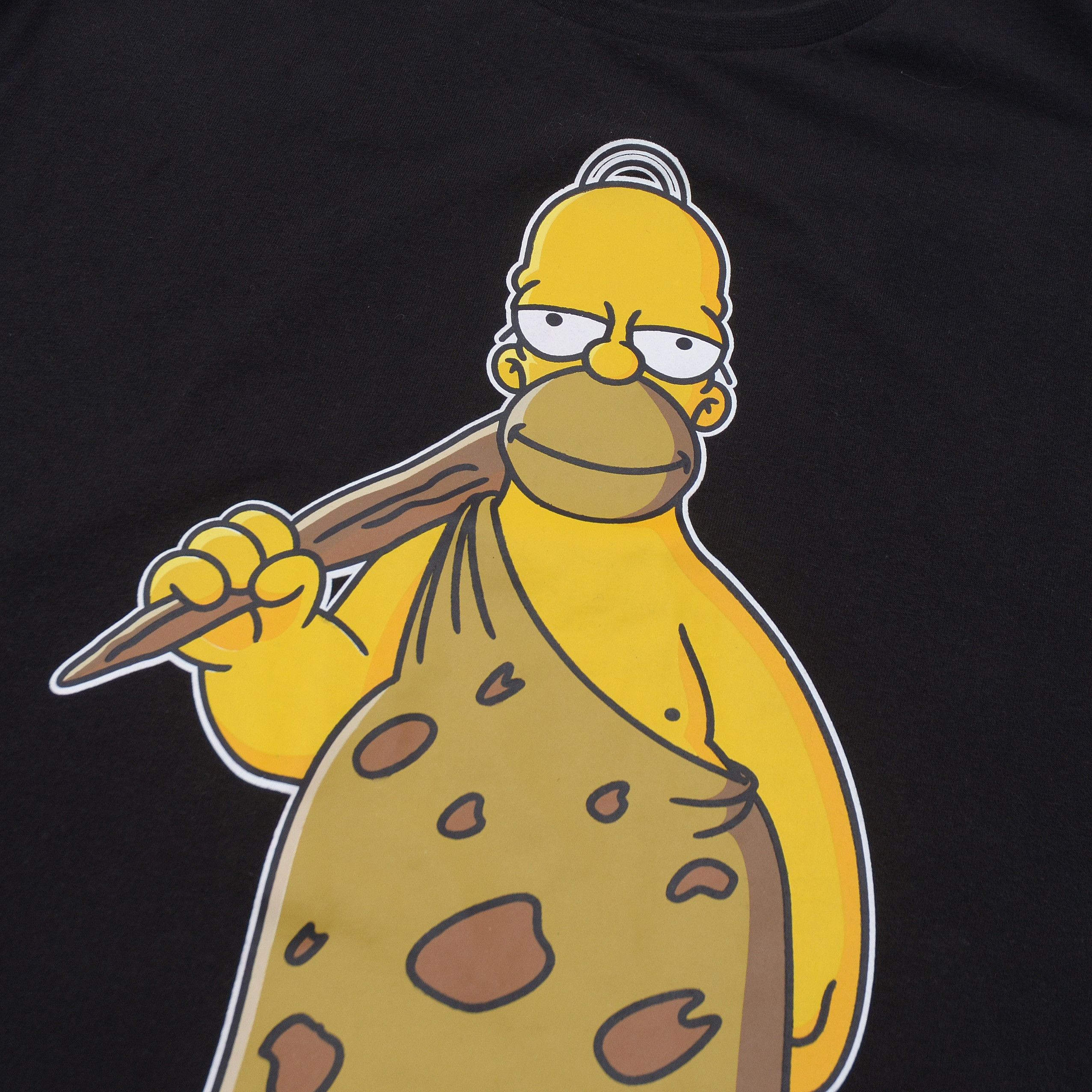 The Simpsons × Vintage Vintage Homer SIMPSONS Flintstones Caveman funny Tee 2009 Size US XL / EU 56 / 4 - 7 Thumbnail