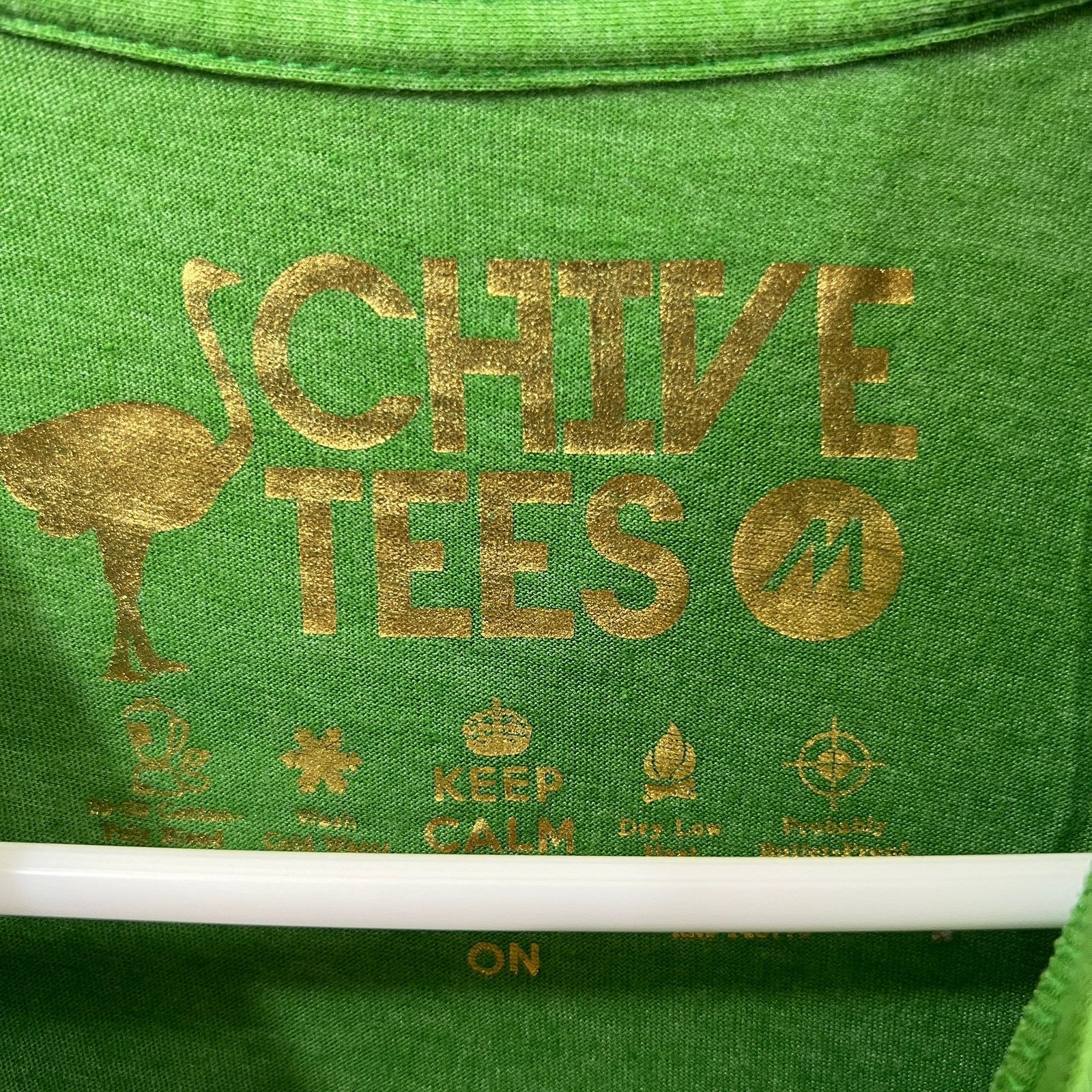 Other Keep Calm and Chive On Shirt Adult Medium Green Short Sleeve Size US M / EU 48-50 / 2 - 5 Thumbnail