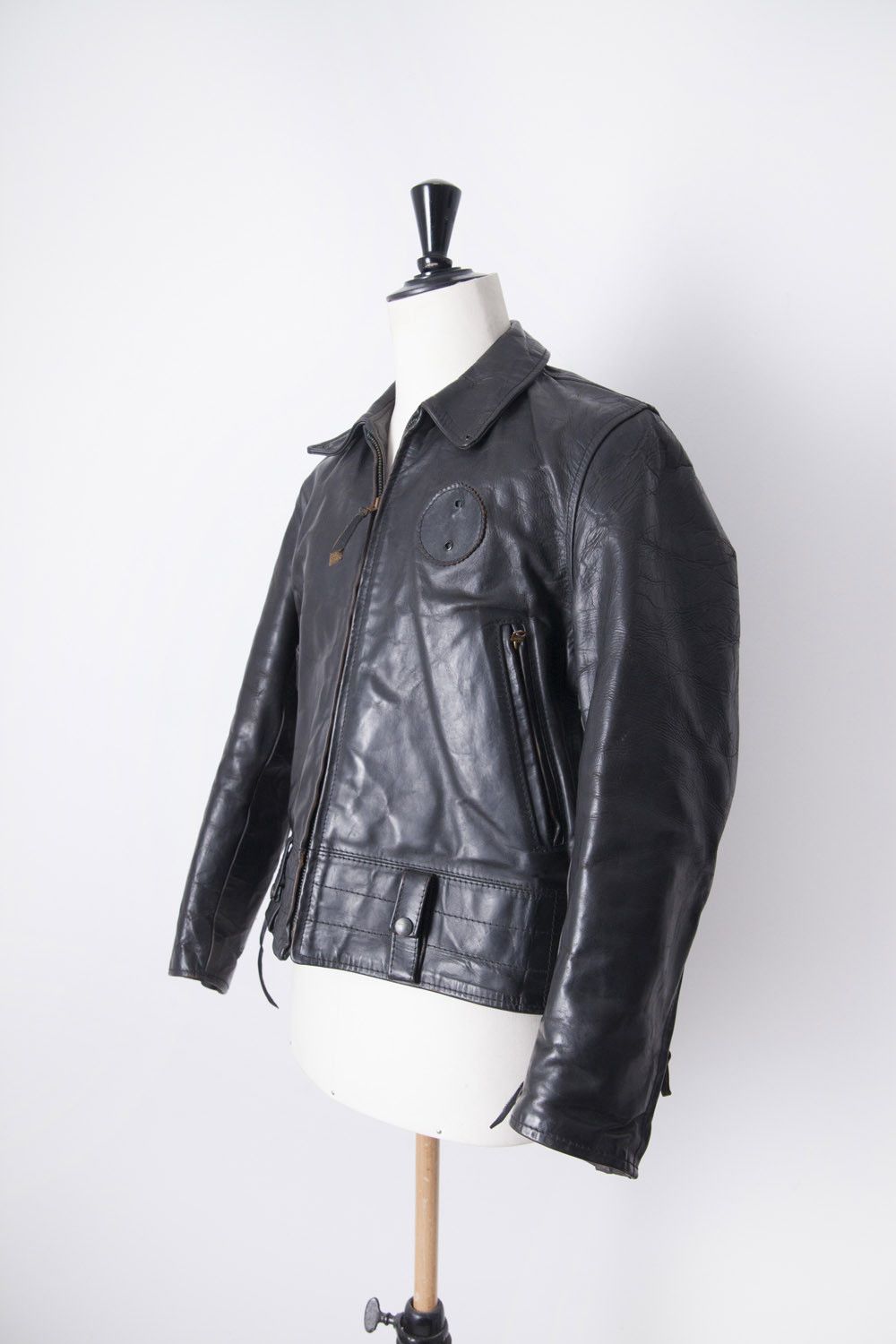Aero Leathers C.H.I.P.S Police leather horsehide jacket xx Size US M / EU 48-50 / 2 - 3 Thumbnail