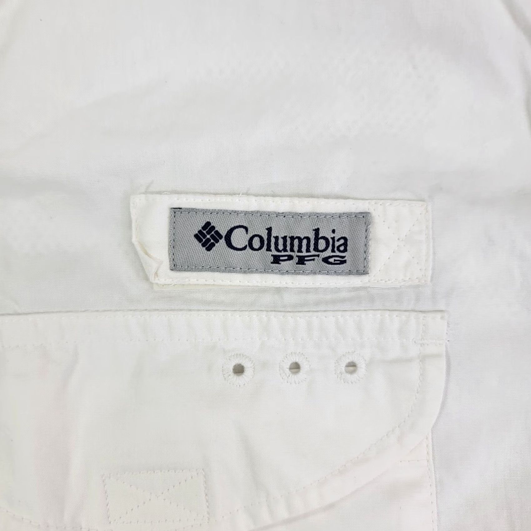 Vintage Columbia PFG Button Front Shirt Womens 1X White 1tf texas aggies ATM Size XL / US 12-14 / IT 48-50 - 6 Thumbnail