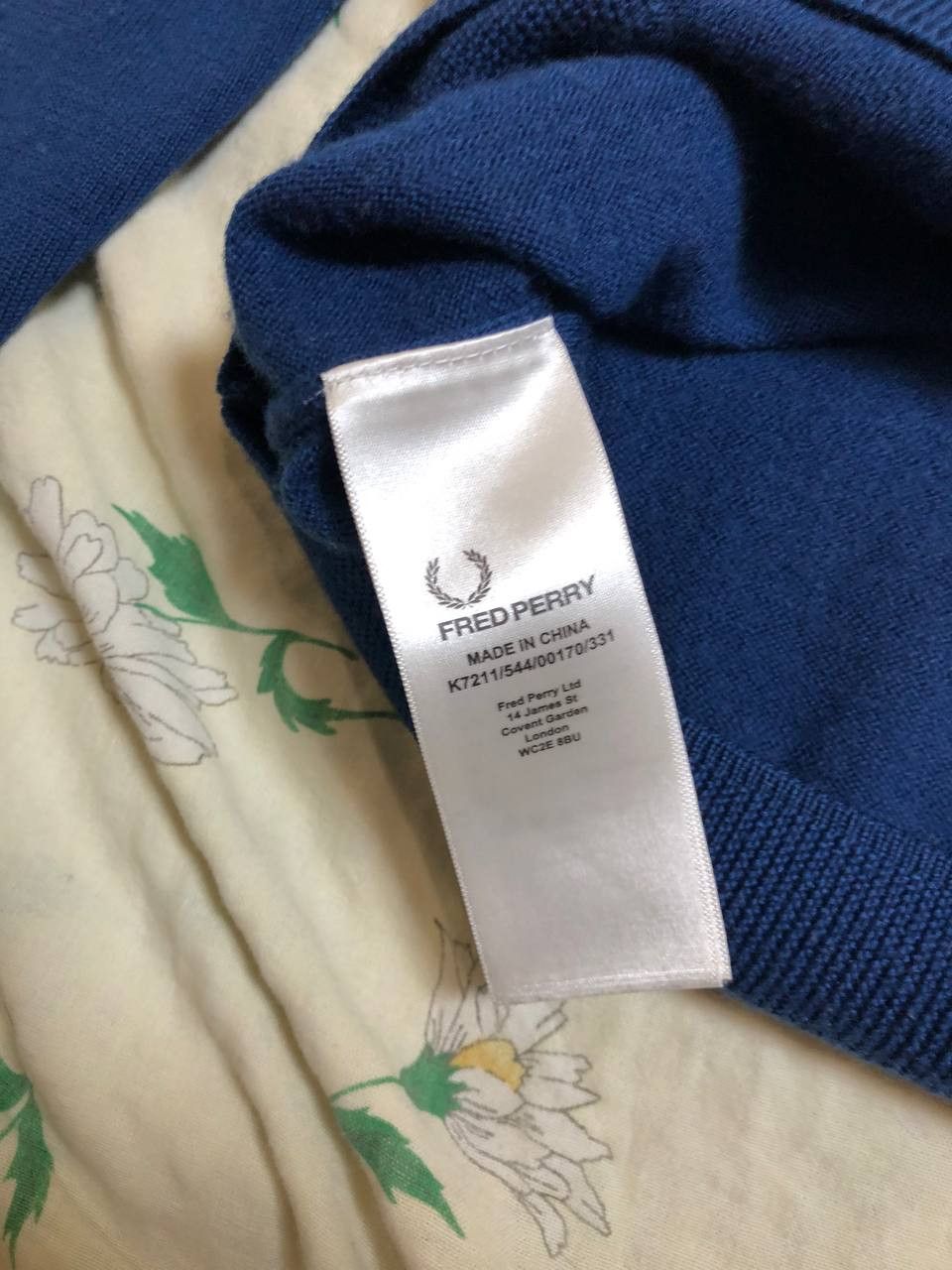 Fred Perry Fred Perry Mens Merino Wool Knit Crew Neck Sweater Size US M / EU 48-50 / 2 - 3 Thumbnail