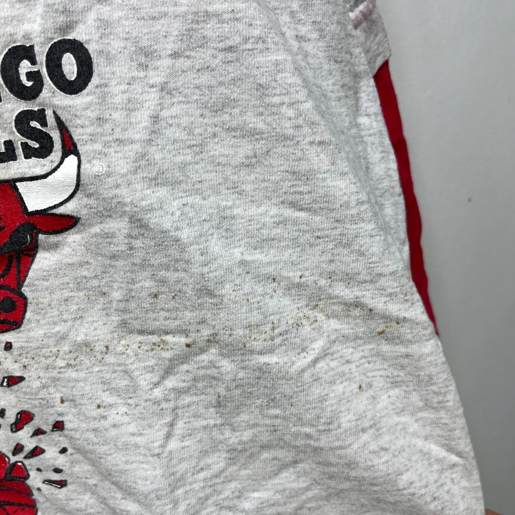 Vintage VINTAGE 90s TAZ Chicago Bulls T Shirt Jersey XL Shirt Mens Gray Cotton Jersey 90s Theme Mens Size US XL / EU 56 / 4 - 3 Thumbnail