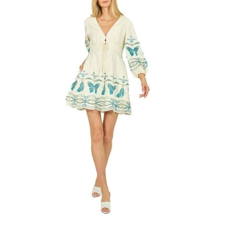Isabel Marant Etoile NWOT$695 Super Natural Secret Mission Priscilla Linen Dress Size S / US 4 / IT 40 - 14 Thumbnail