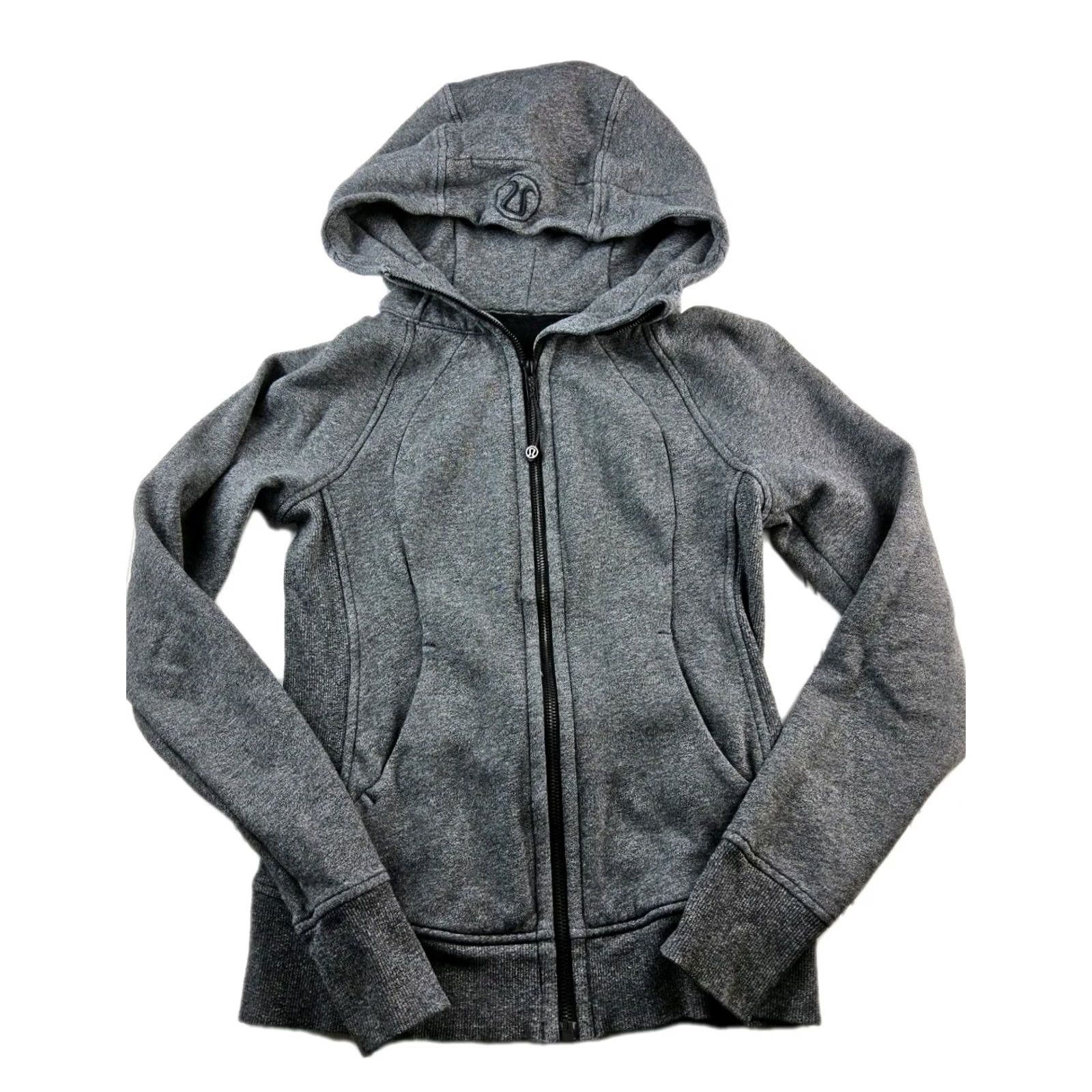 Lululemon Lululemon Scuba Hoodie Sweatshirt Hoodie Full Zip Regular Size 2 Womens Multicolor Logo Pockets Raglan Sleeve Fleece Activewear Modern Sportswear Size XS / US 0-2 / IT 36-38 - 2 Thumbnail