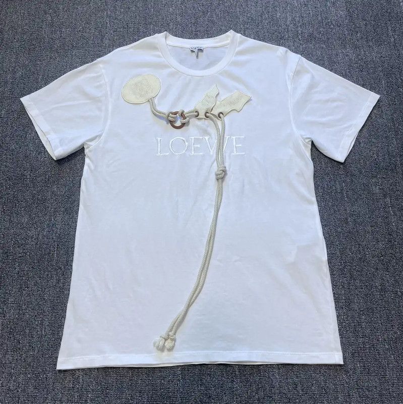 Loewe Loewe White Cotton Men's T-Shirt XS Size 0089 Size US XS / EU 42 / 0 - 1 Thumbnail