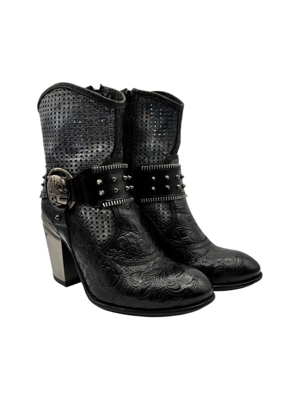 New Rock Vintage New Rock round-toe heels Size 37 Size US 7 / IT 37 - 1 Thumbnail