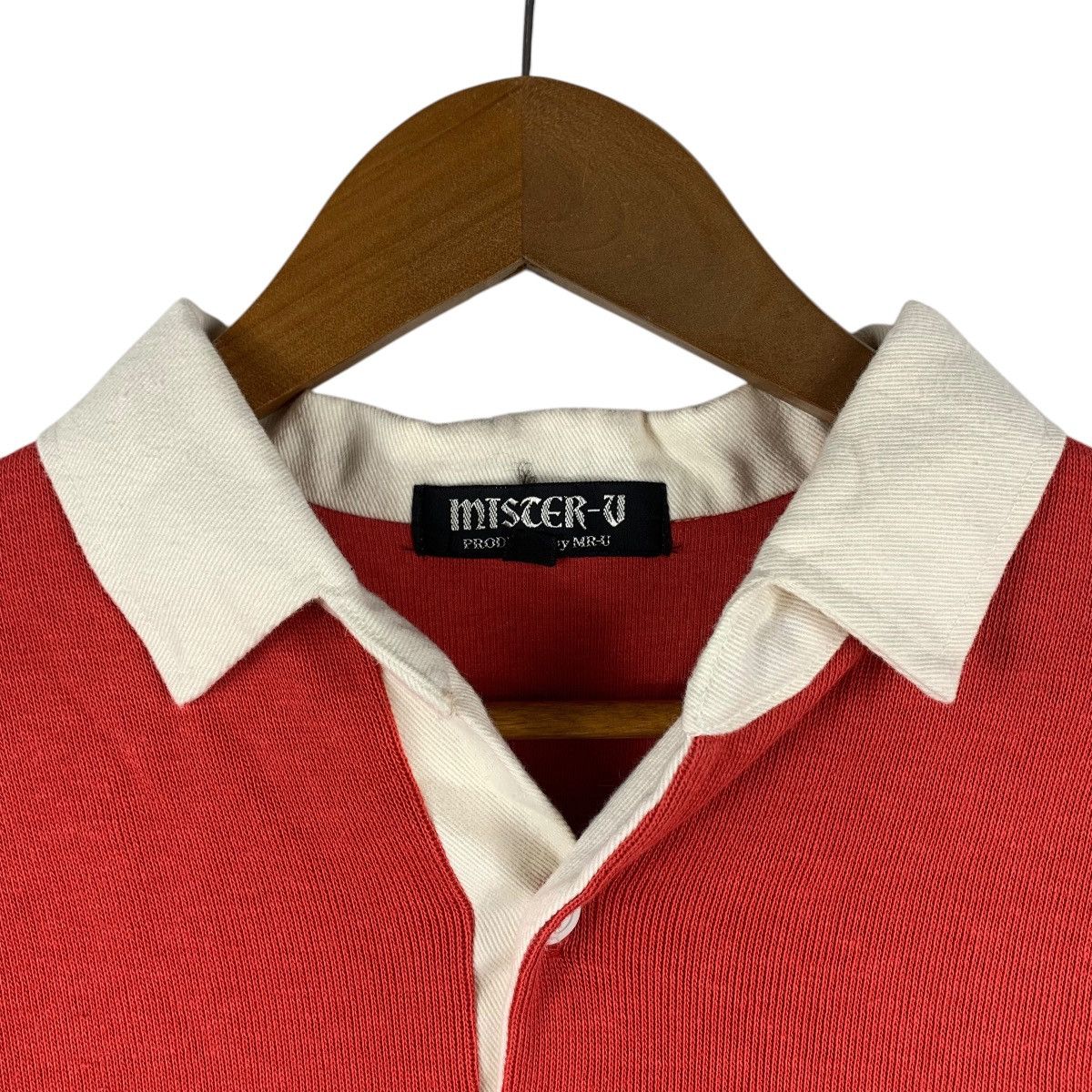 Other Vintage MISTER U rugby long sleeve polo tee Size US L / EU 52-54 / 3 - 5 Thumbnail
