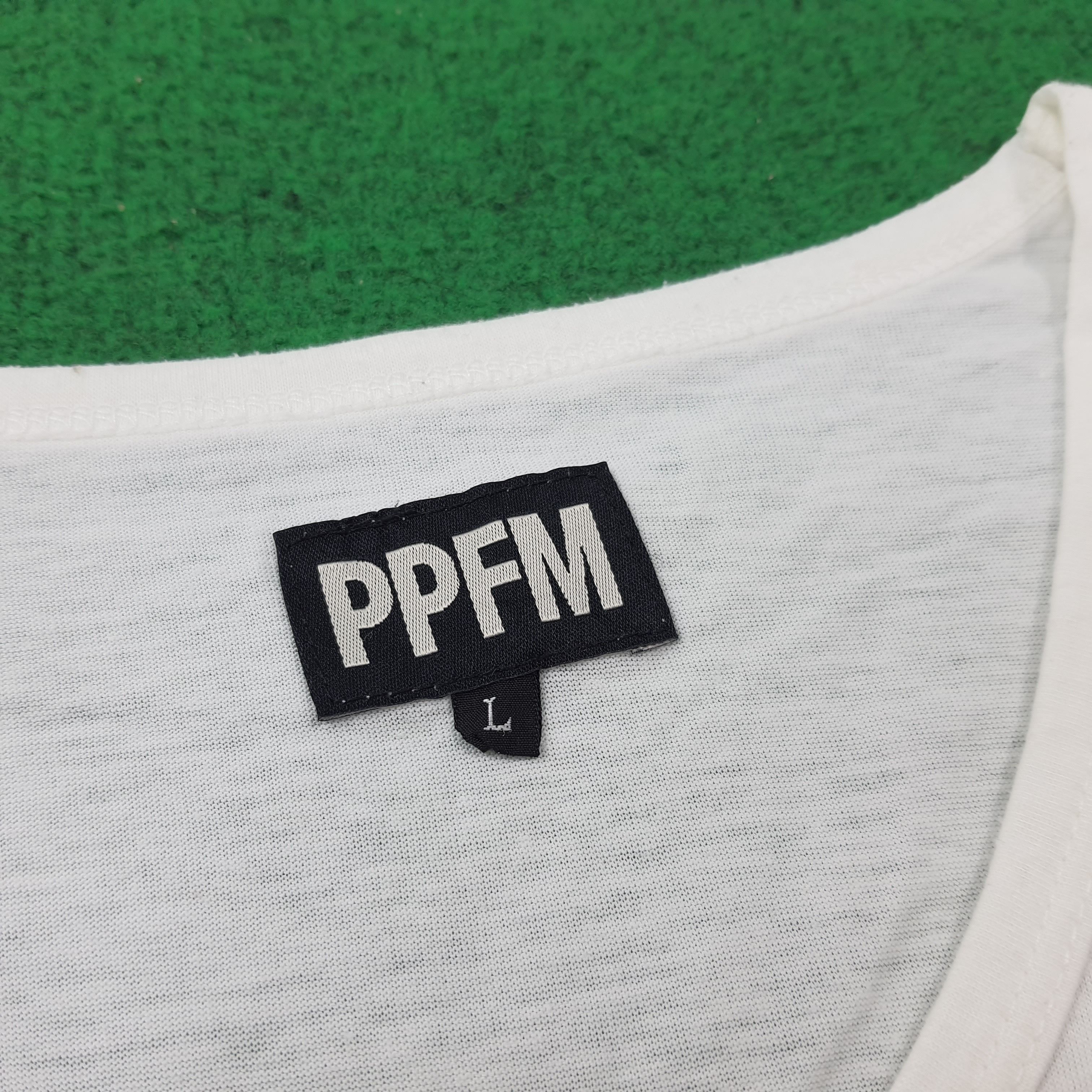 Japanese Brand × PPFM × Vintage Vintage PPFM Rock Japan Brand 3Q V Neck Tshirt C196N58 Size US M / EU 48-50 / 2 - 4 Thumbnail