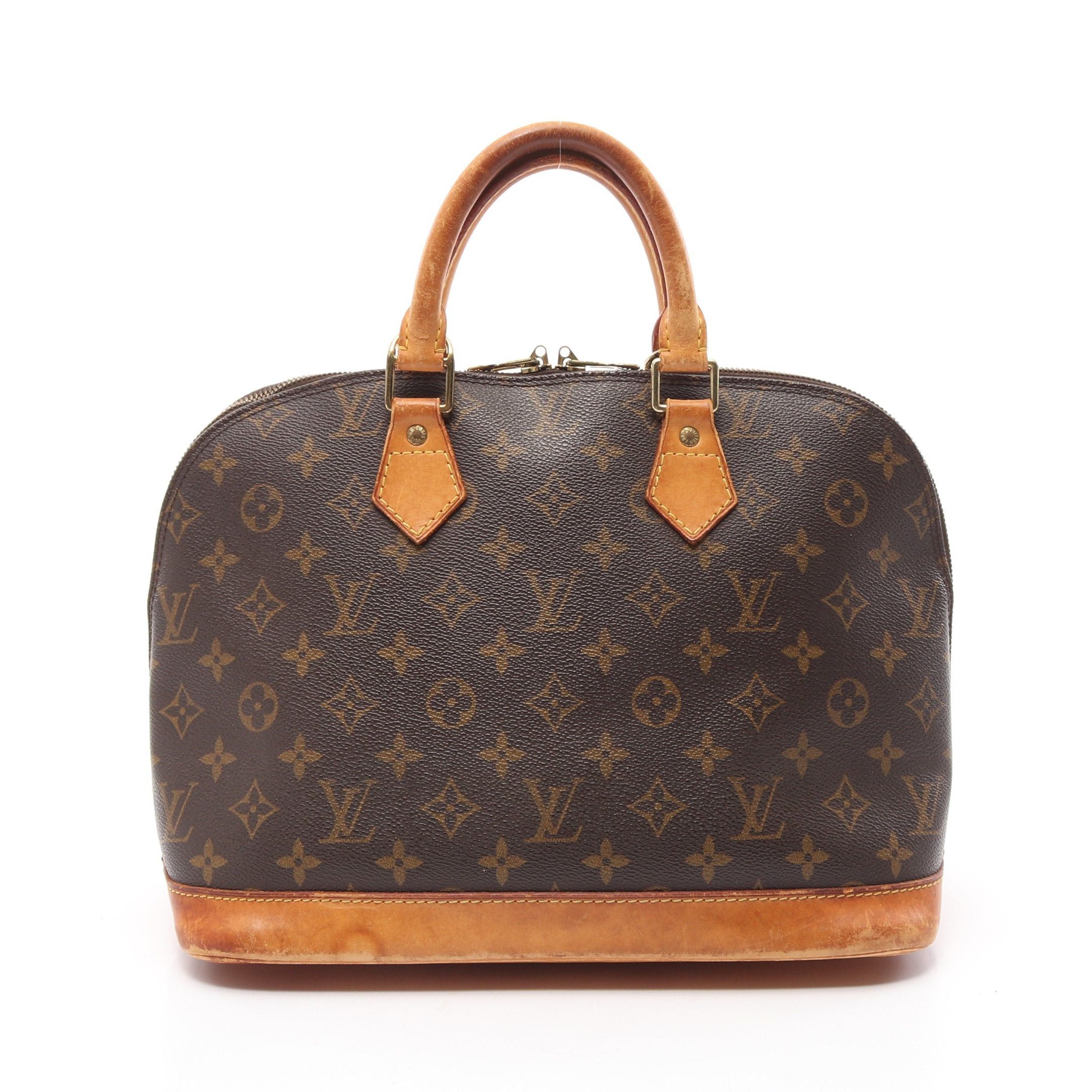 Louis Vuitton Louis Vuitton Alma Pm Monogram Handbag Leather Brown Size ONE SIZE - 1 Thumbnail