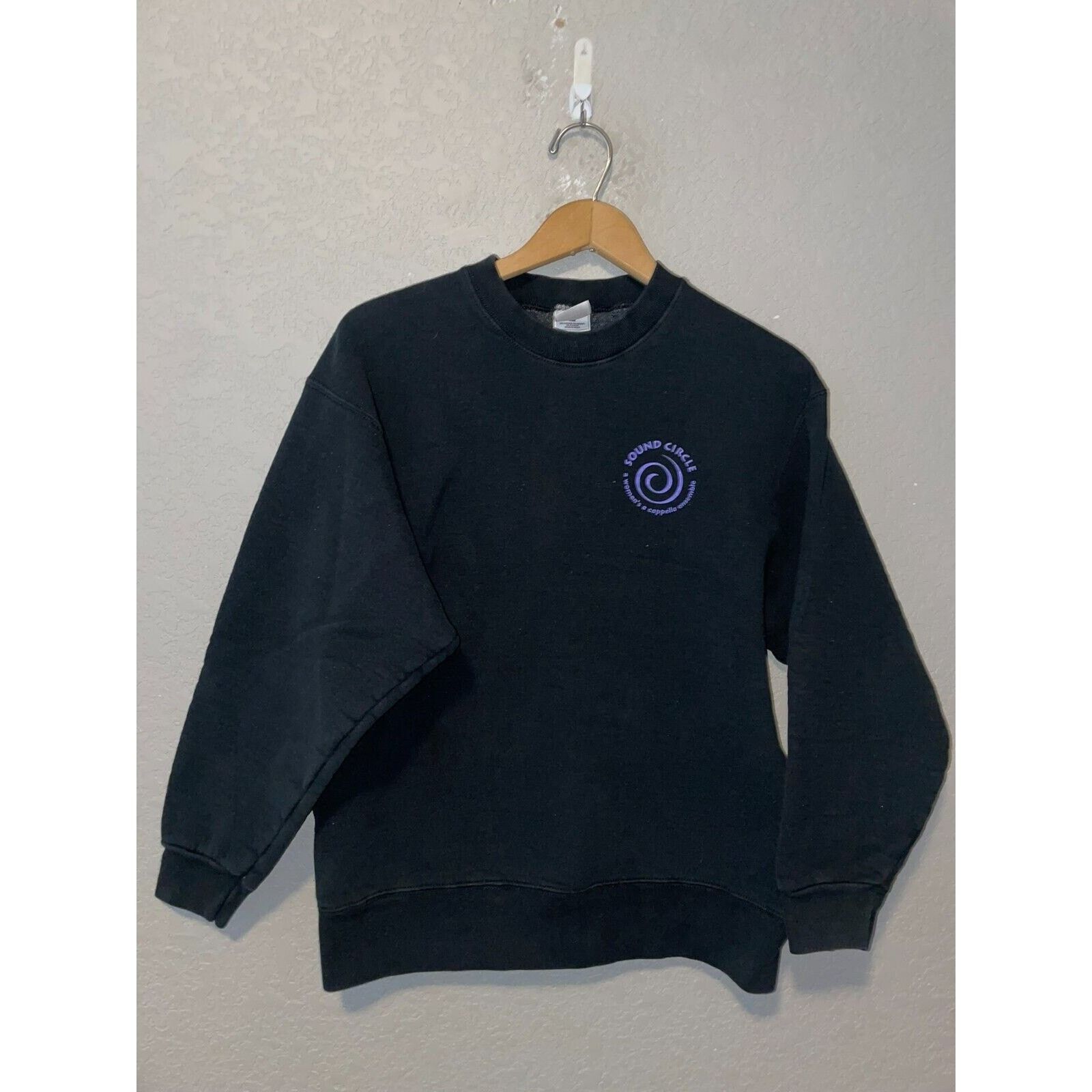 Fruit Of The Loom Vintage Sound Circle Sweatshirt Acapella Ensemble 90s VTG L Size US L / EU 52-54 / 3 - 1 Thumbnail