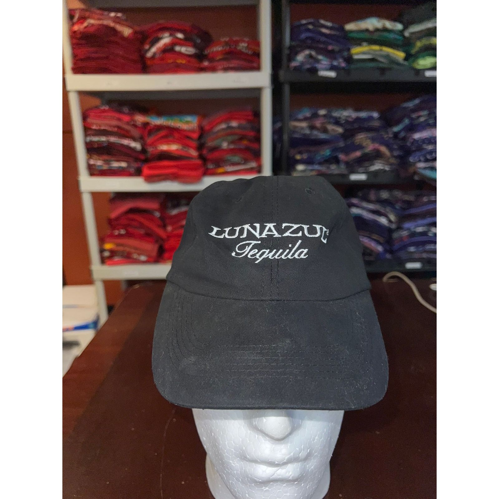 Vintage Lunazul Tequila Hat Black Cap Headwear Alcohol Drink Size ONE SIZE - 1 Thumbnail