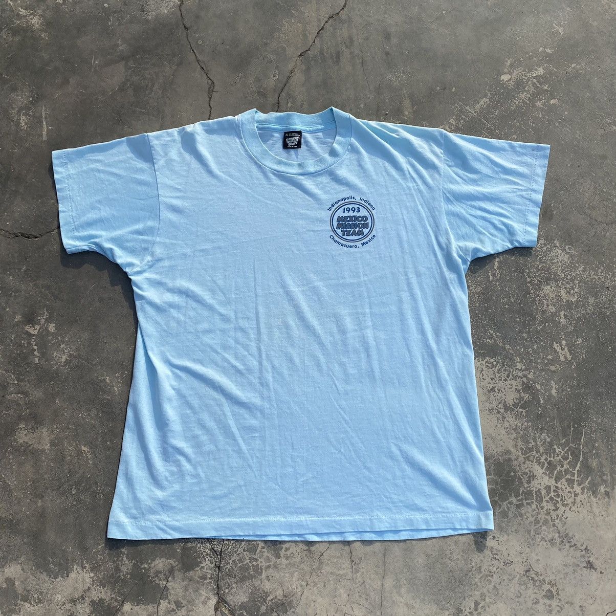 Vintage ‘93 Mexico Mission Team tee C017 Size US XL / EU 56 / 4 - 3 Thumbnail