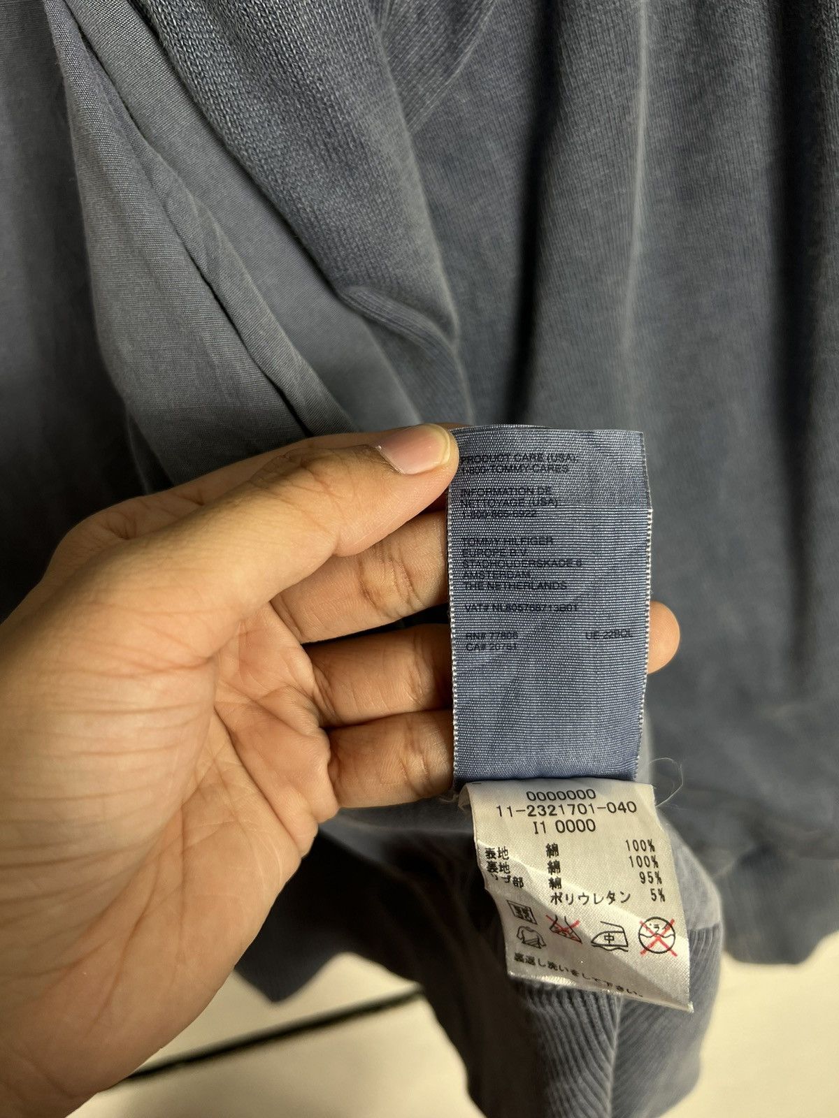Tommy Hilfiger 🔥 TOMMY HILFIGER BLUE INDIGO SWEATER JACKET Size US M / EU 48-50 / 2 - 19 Thumbnail