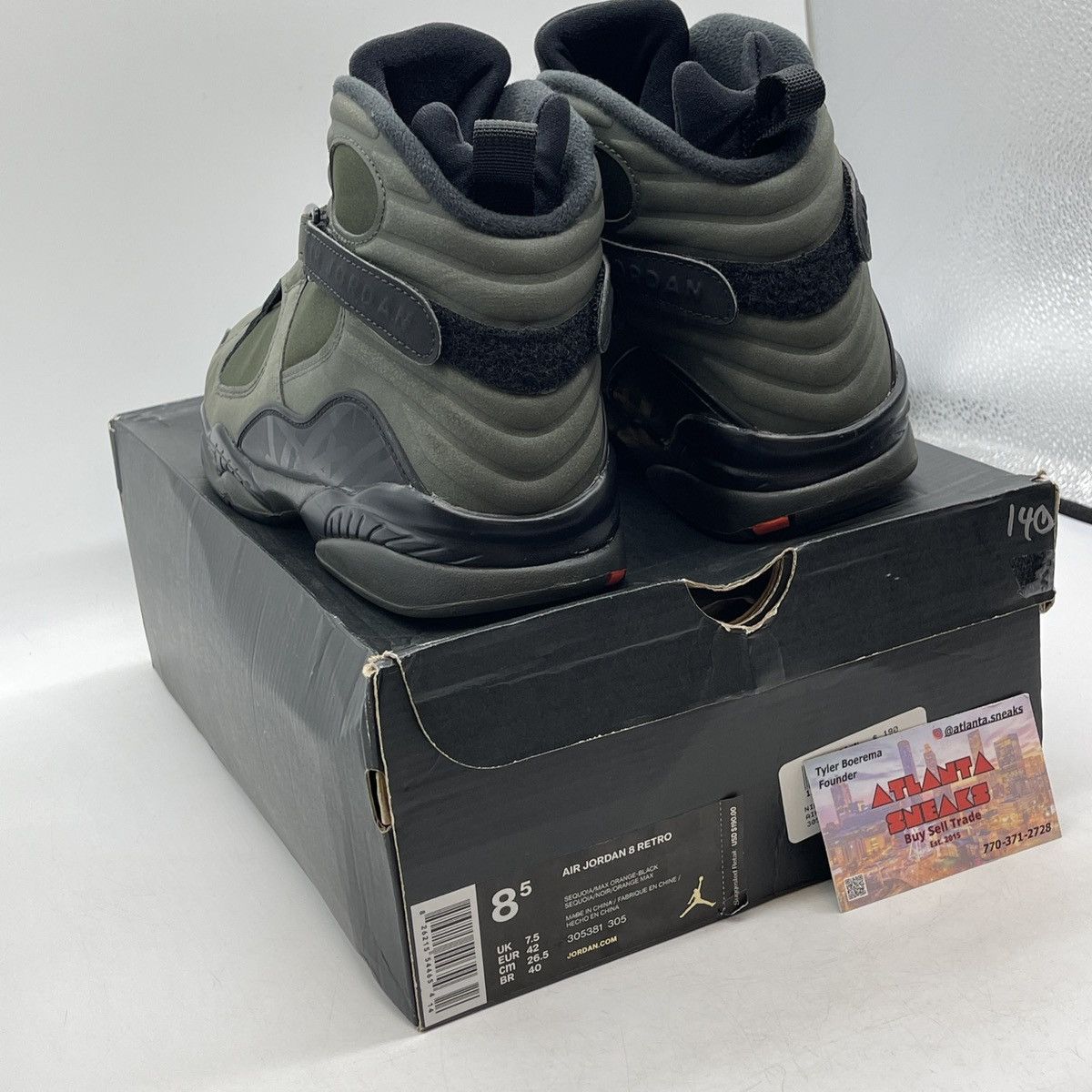 Jordan Brand Air Jordan 8 take flight Size US 8.5 / EU 41-42 - 4 Thumbnail