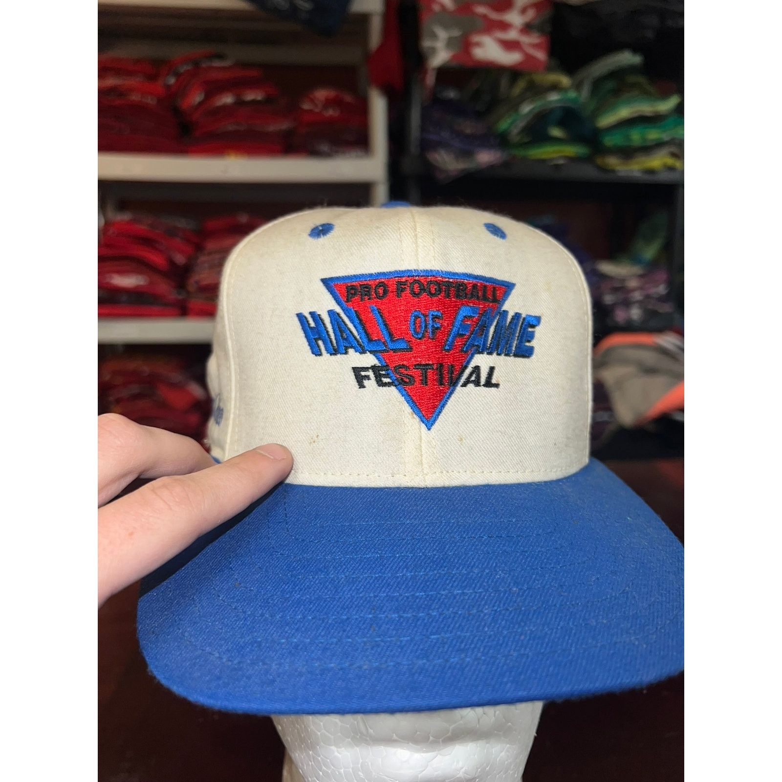 NFL Vintage Pro Football Hall Of Fame Hat Snapback Festival 90s Size ONE SIZE - 4 Thumbnail