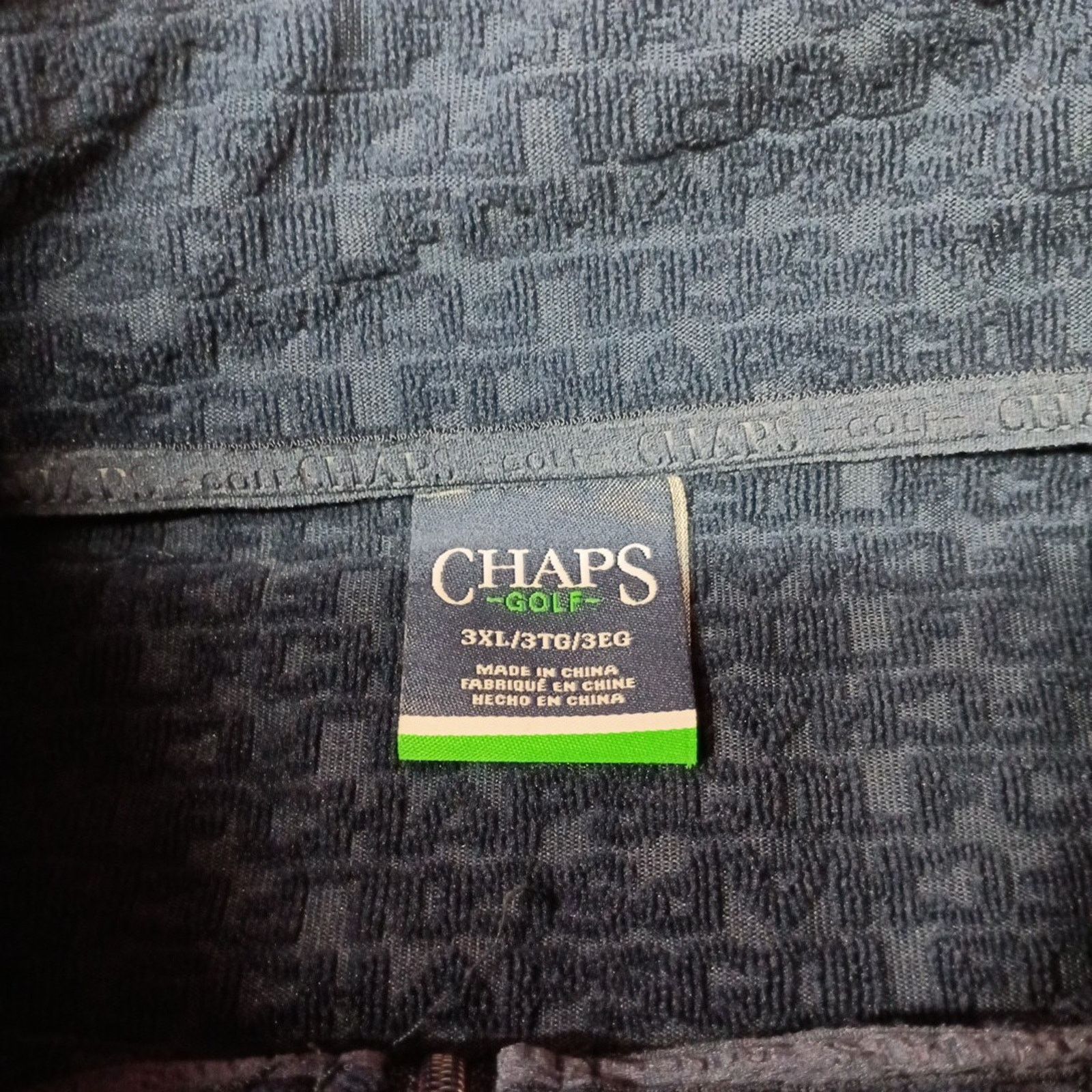 Chaps Chaps Golf Men’s Pullover 1/4 Zip Sweater Size 3XL Navy Blue Size US XXL / EU 58 / 5 - 5 Thumbnail