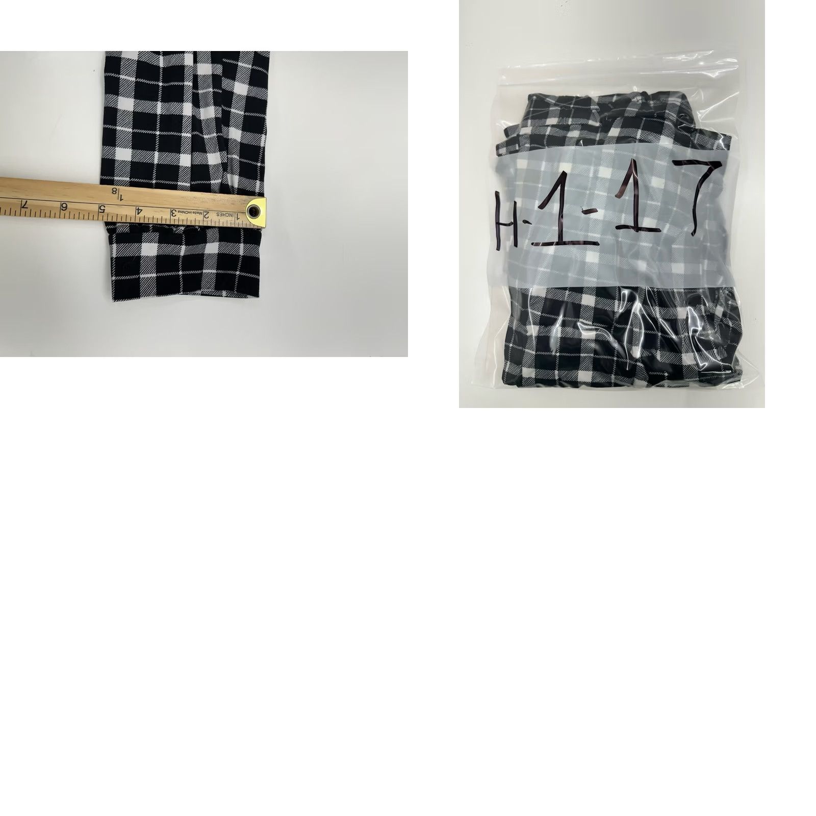 Vintage Shosho Womens Pants Paperbag Waist Plaid Tapered Leg Black White Size L Size 36" / US 14 / IT 50 - 9 Thumbnail