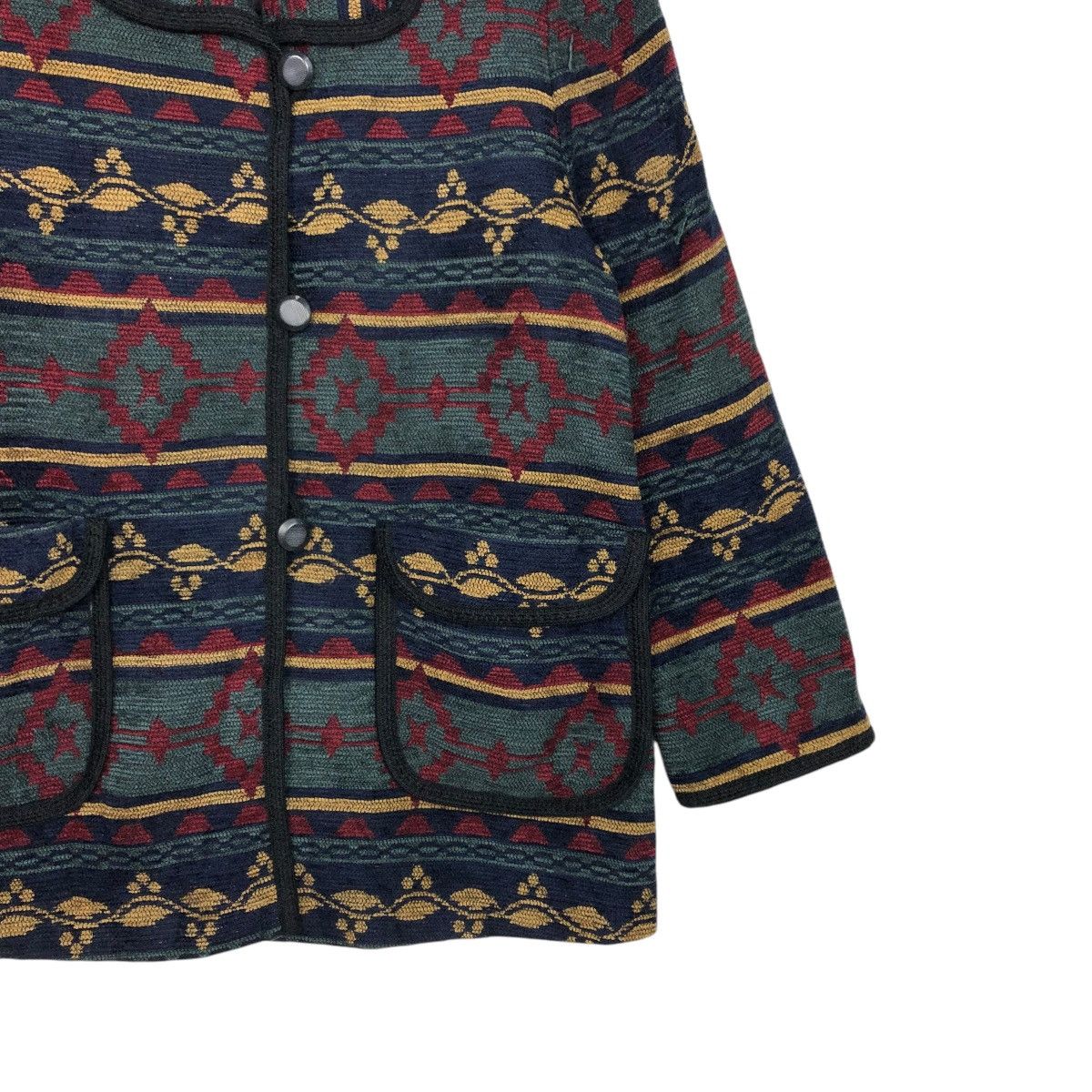 Japanese Brand 🔥VINTAGE CHORE WORK JACKET GAMZA NAVAJO DESIGN ISSEY MIYAKE Size US M / EU 48-50 / 2 - 7 Thumbnail