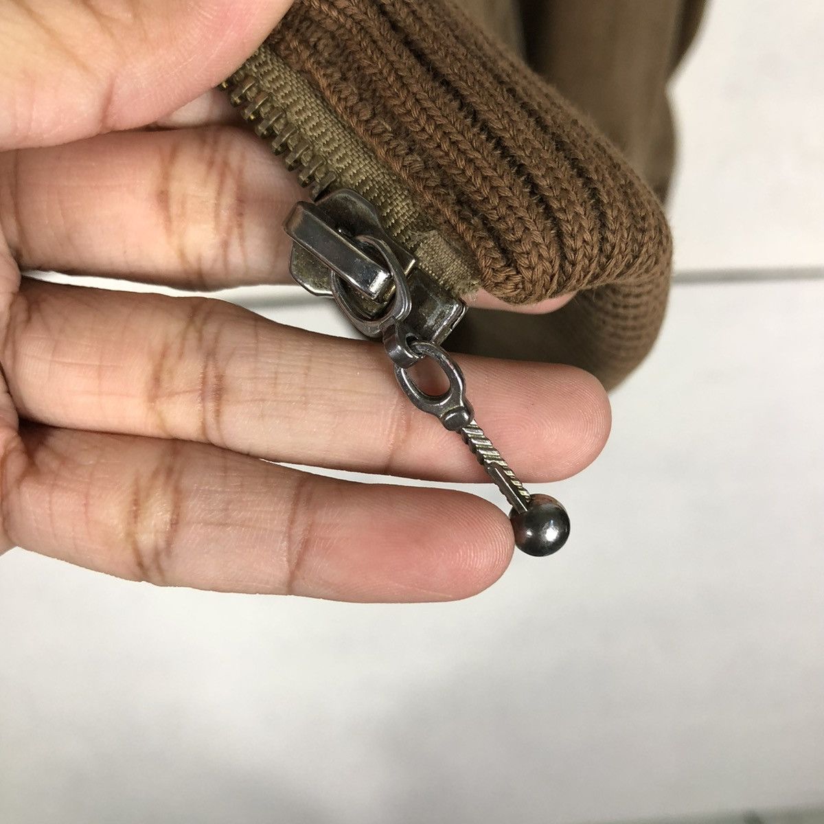 Japanese Brand 📌VINTAGE BOMBER JACKET BIKER HIGH COLLAR LENS CONCAVE Size US M / EU 48-50 / 2 - 17 Thumbnail