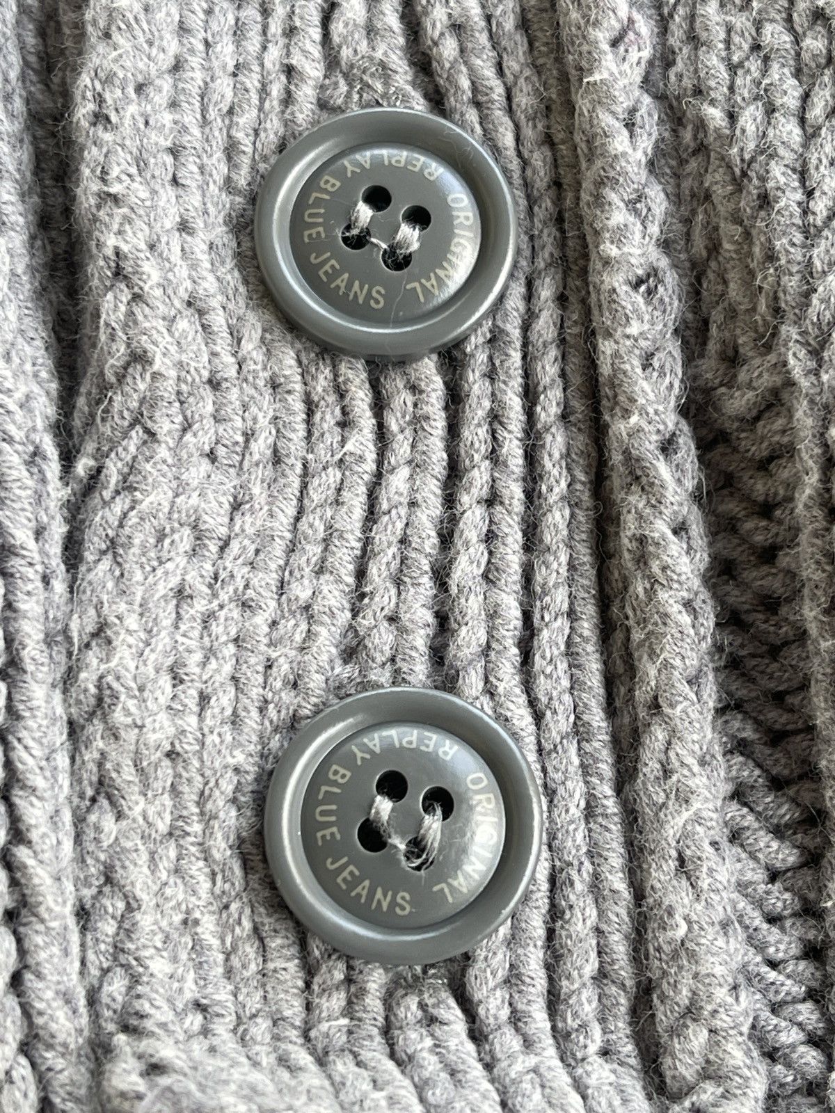 Replay Replay Autumn Winter Cable Knitted Sweater Cardigan Size US S / EU 44-46 / 1 - 6 Thumbnail