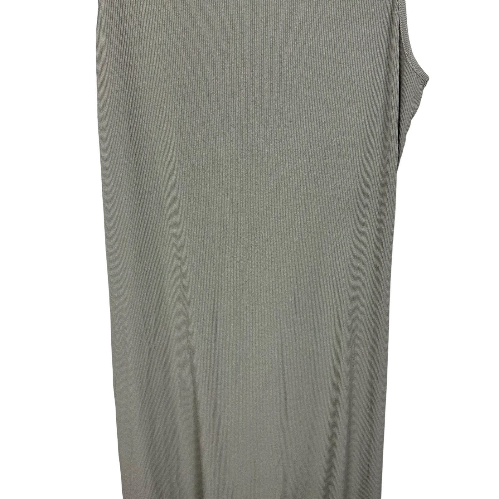 Cider NWT Cider Grey Ruched Bodycon Ribbed Midi Dress Size 2XL Size XXL / US 16-18 / IT 52-54 - 10 Thumbnail
