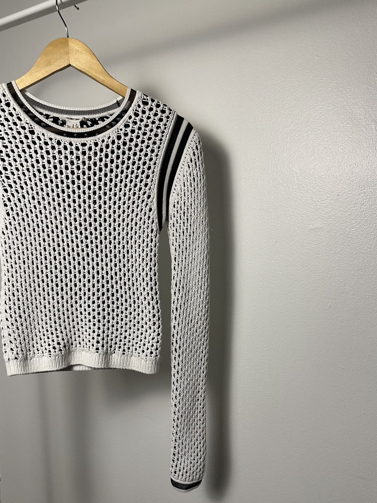 Helmut Lang Helmut Lang Waffle Knit Sweater Size US S / EU 44-46 / 1 - 2 Thumbnail