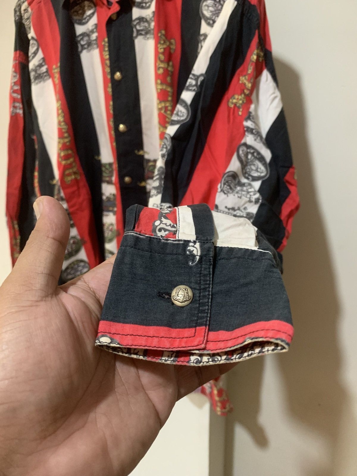 Versace VINTAGE GIANNI VERSACE AOP SHIRT Size US M / EU 48-50 / 2 - 3 Thumbnail