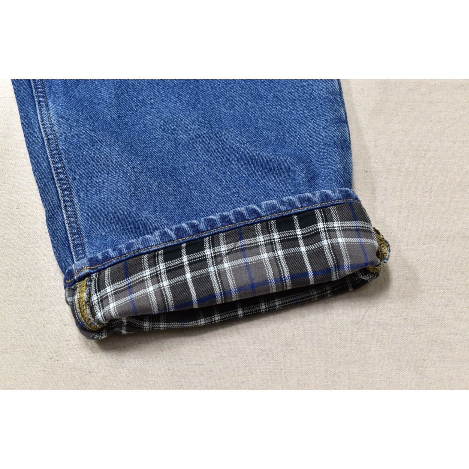 Carhartt VINTAGE Carhartt Jeans 5-Pocket 32 Inseam 48 Big & Tall Mens Relaxed Fit Flannel Lined Denim Blue Size US 32 / EU 48 - 6 Thumbnail