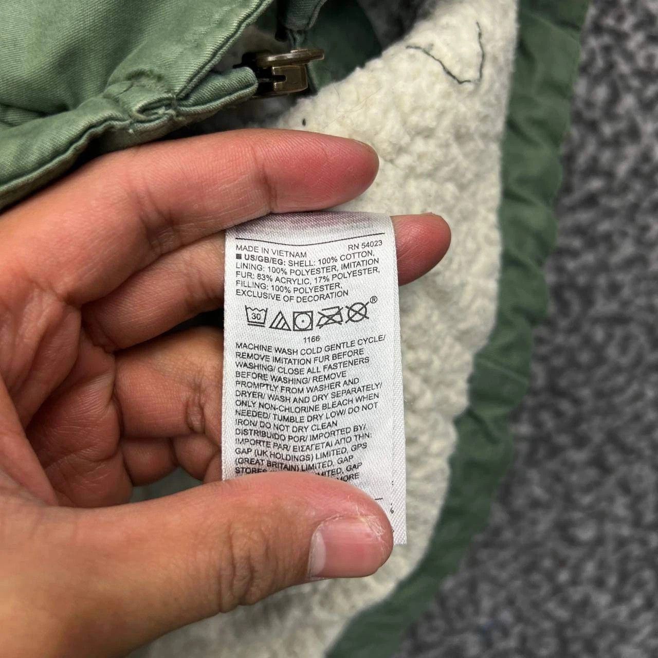 Gap Gap Military Jacket Women Green Sherpa Lining Full Zip M Size M / US 6-8 / IT 42-44 - 5 Thumbnail