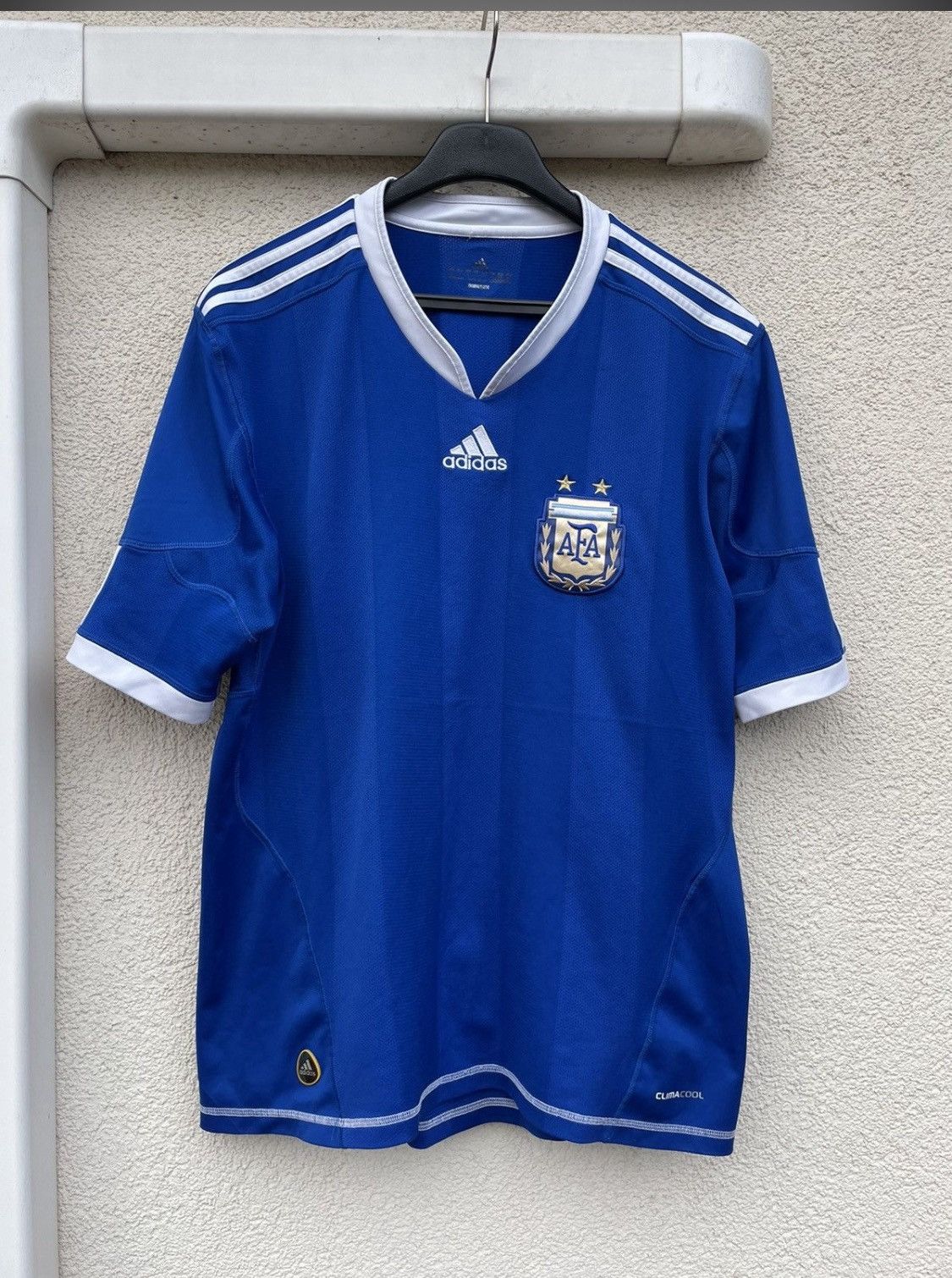 Adidas Adidas Argentina Jersey Sport Football Tee vintage Size US L / EU 52-54 / 3 - 1 Thumbnail