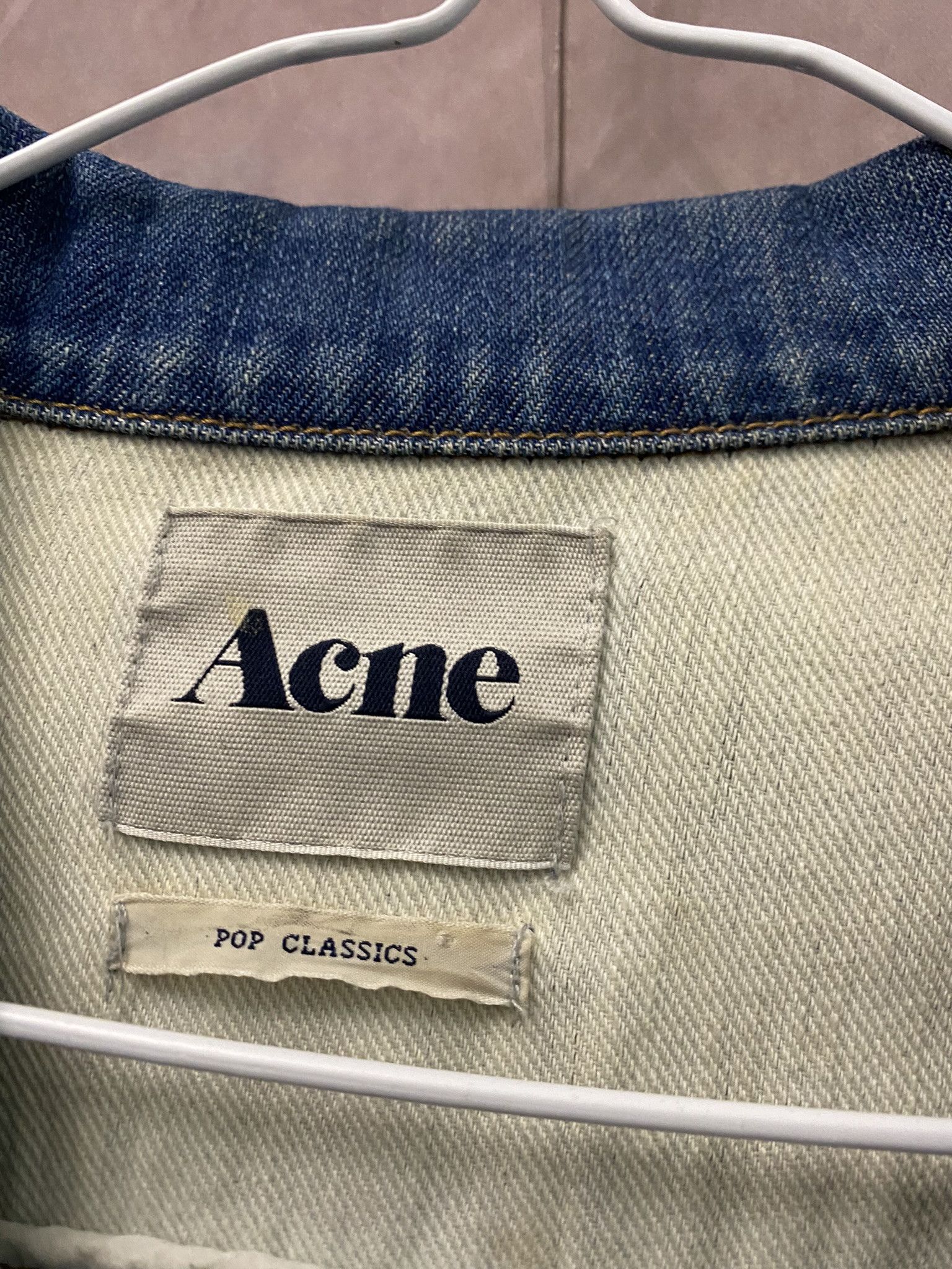 Acne Studios × Designer Acne Studios Denim Jacket Luxury Size XS / US 0-2 / IT 36-38 - 3 Thumbnail