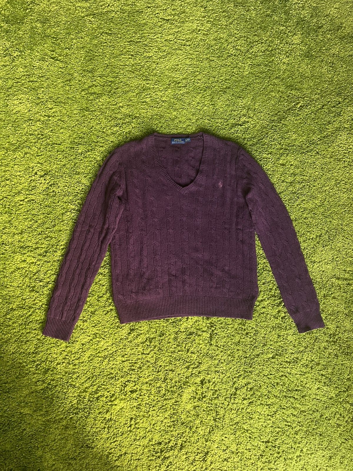 Polo Ralph Lauren × Ralph Lauren Polo Ralph Lauren wool + cashmere sweater Size L / US 10 / IT 46 - 1 Thumbnail