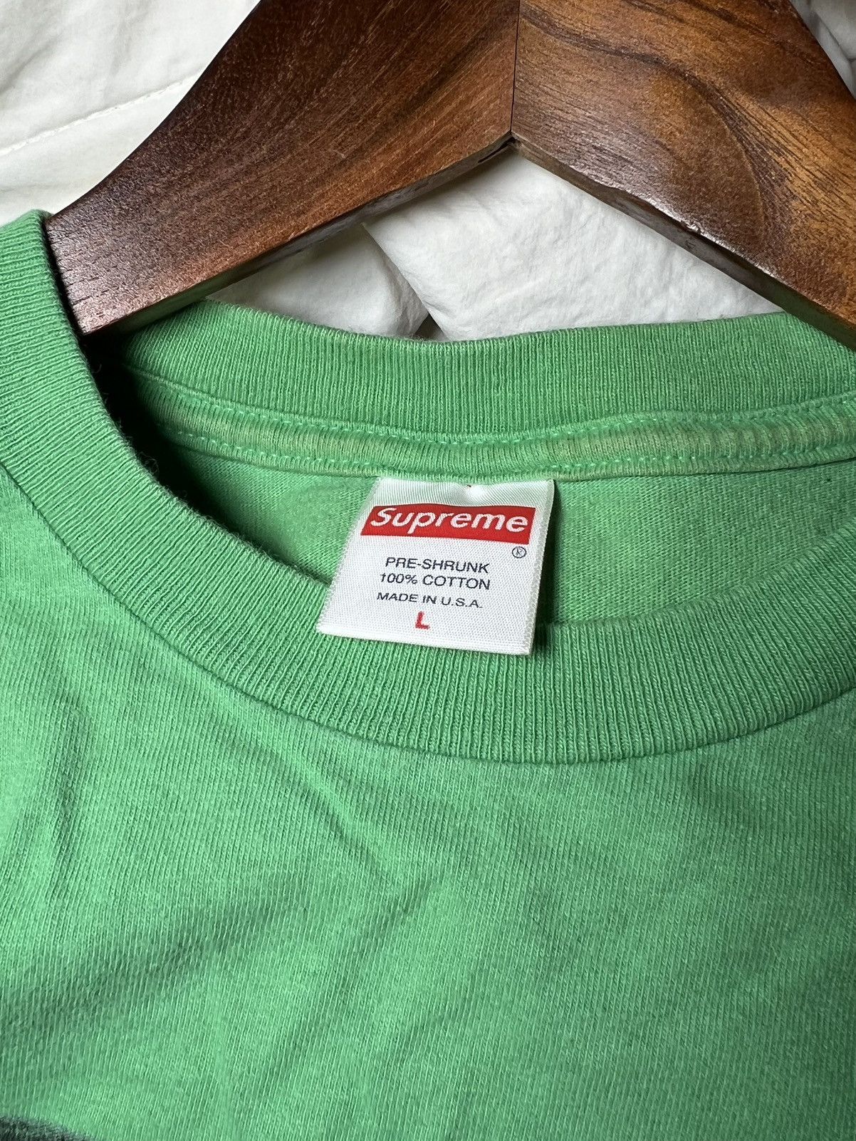 Supreme Supreme T Shirt Green Size US L / EU 52-54 / 3 - 3 Thumbnail