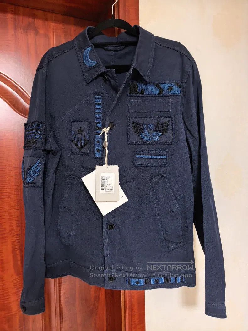 Valentino Valentino Hand-beaded totem blue jacket Size US M / EU 48-50 / 2 - 1 Thumbnail