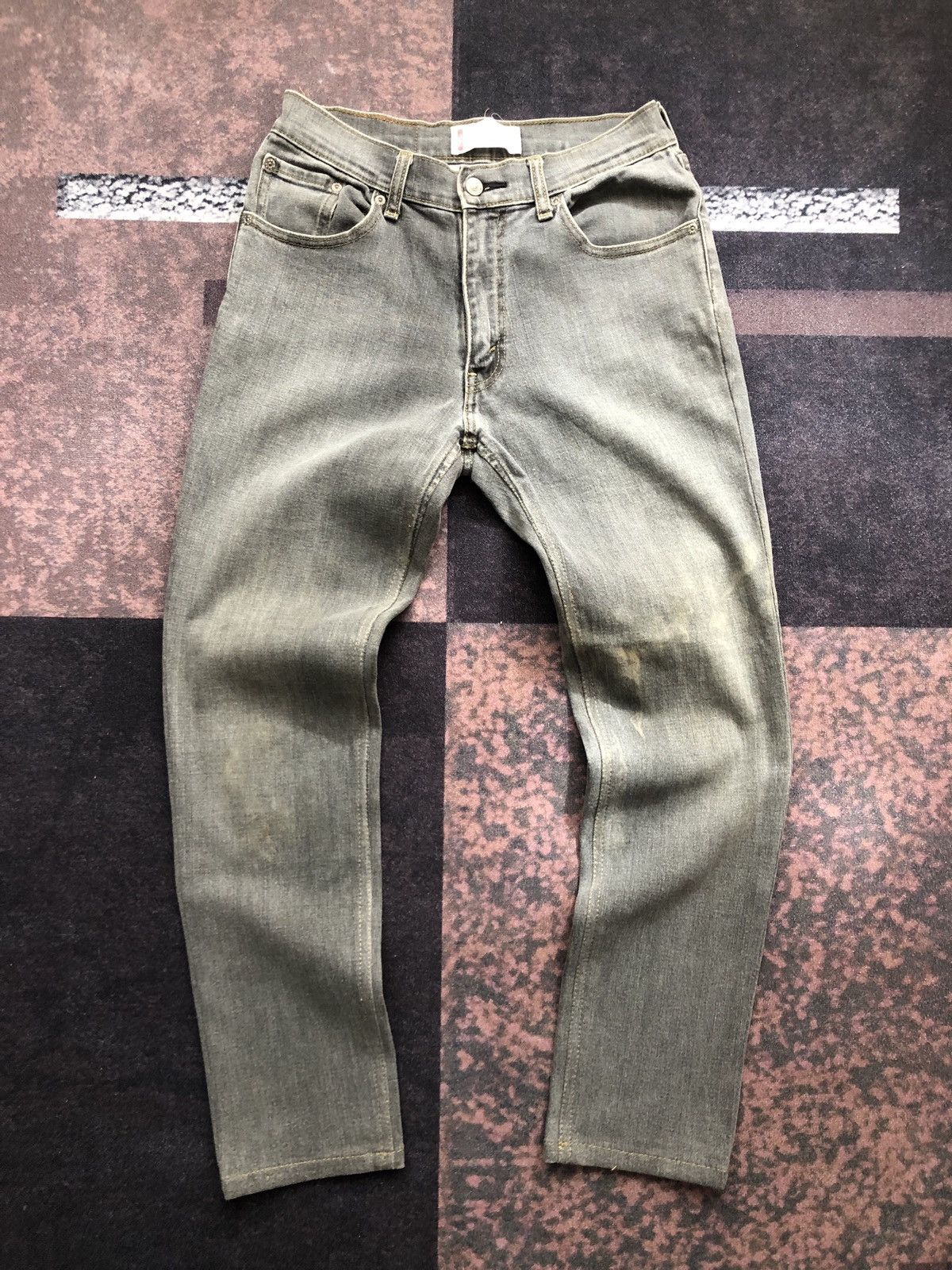 image of Levis x Vintage Size 30X27.5 Vintage Levi's Signature Skinny Stretch Jeans in Ash Grey, Men's