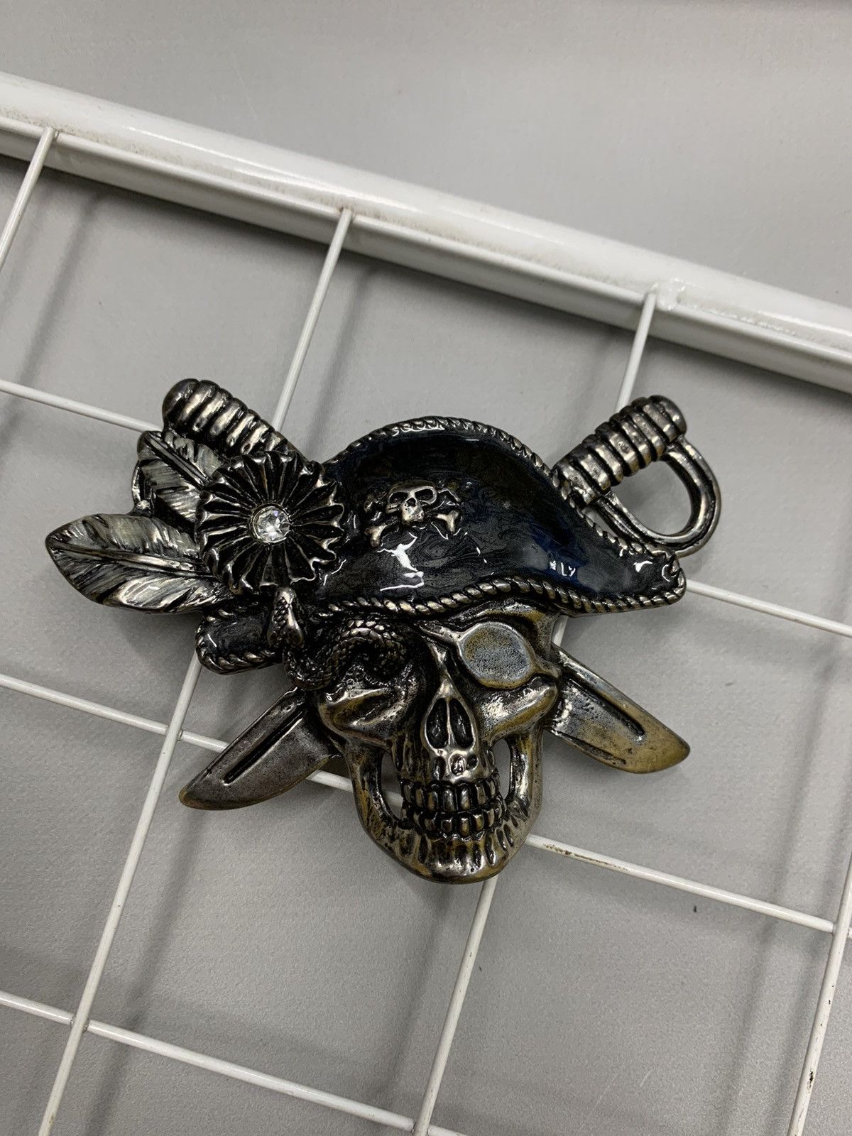 Vintage Skull belt Made in Italy vintage Size ONE SIZE - 1 Thumbnail