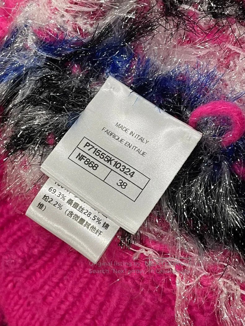 Chanel Chanel 21K Pink Cashmere Knit Sweater. Size US M / EU 48-50 / 2 - 5 Thumbnail