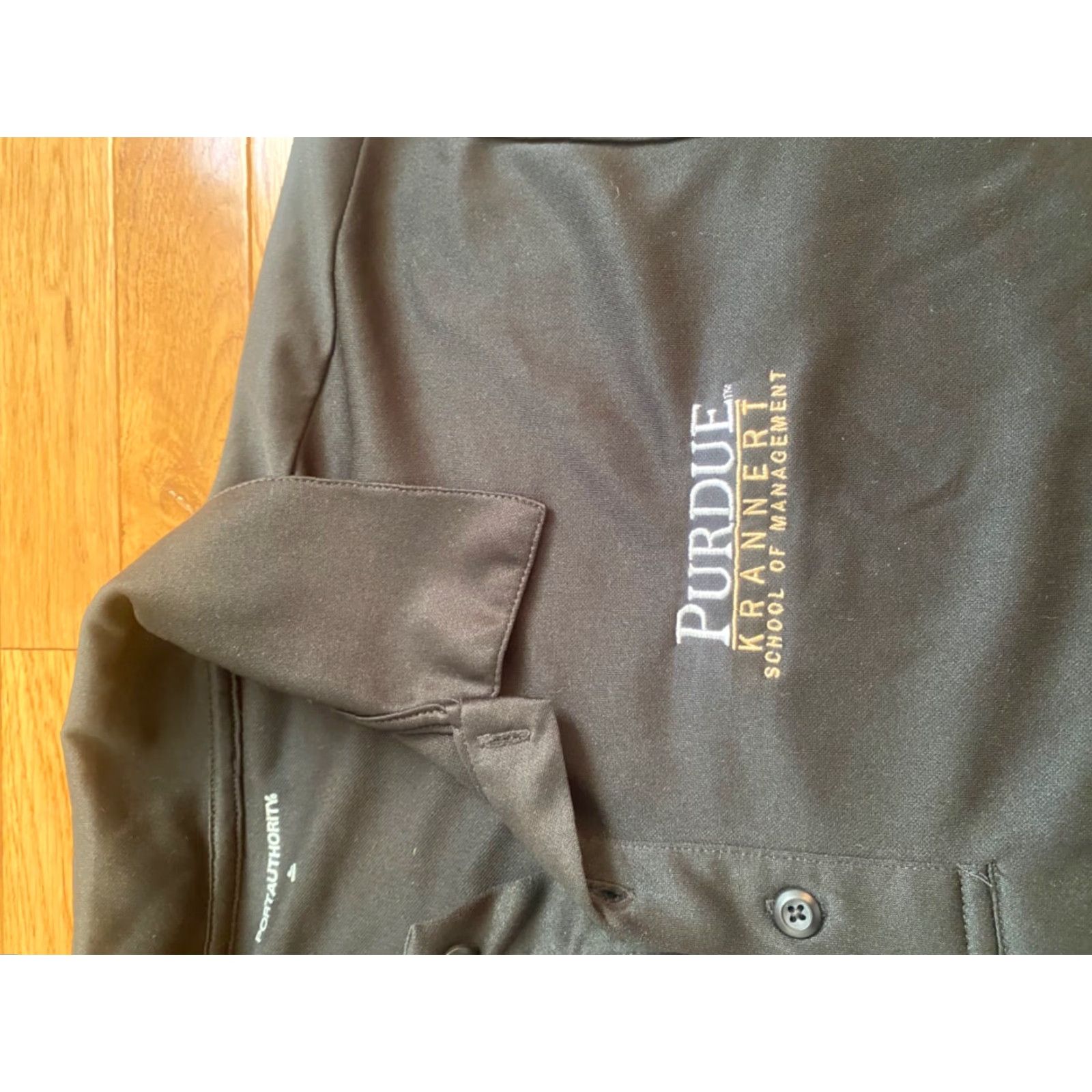 Vintage Polo Shirt Black Mens L Purdue University KRANNERT Gildan Ultra Cotton University Graphic Print Short Sleeve VINTAGE: No User-Generated? No Size US L / EU 52-54 / 3 - 4 Thumbnail