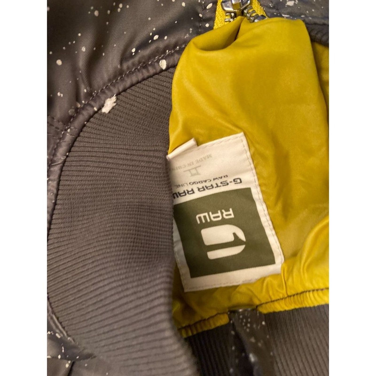 G-Star Mens Small G-Star Raw Bomber Cargo Line Jacket Size US S / EU 44-46 / 1 - 2 Thumbnail