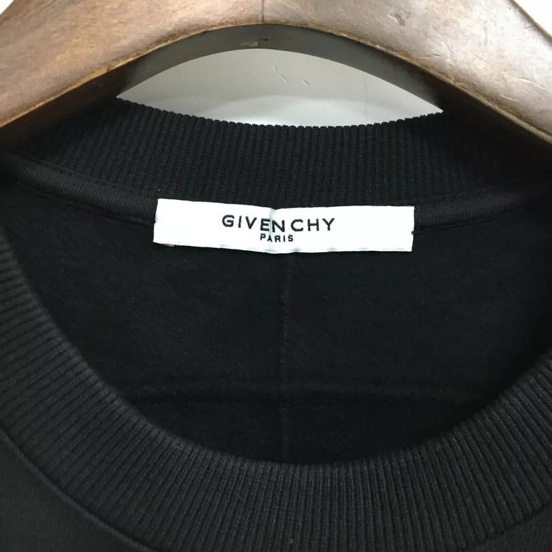 Givenchy Givenchy Black Round Neck 'Love' Letter Hoodie Size US XS / EU 42 / 0 - 2 Thumbnail