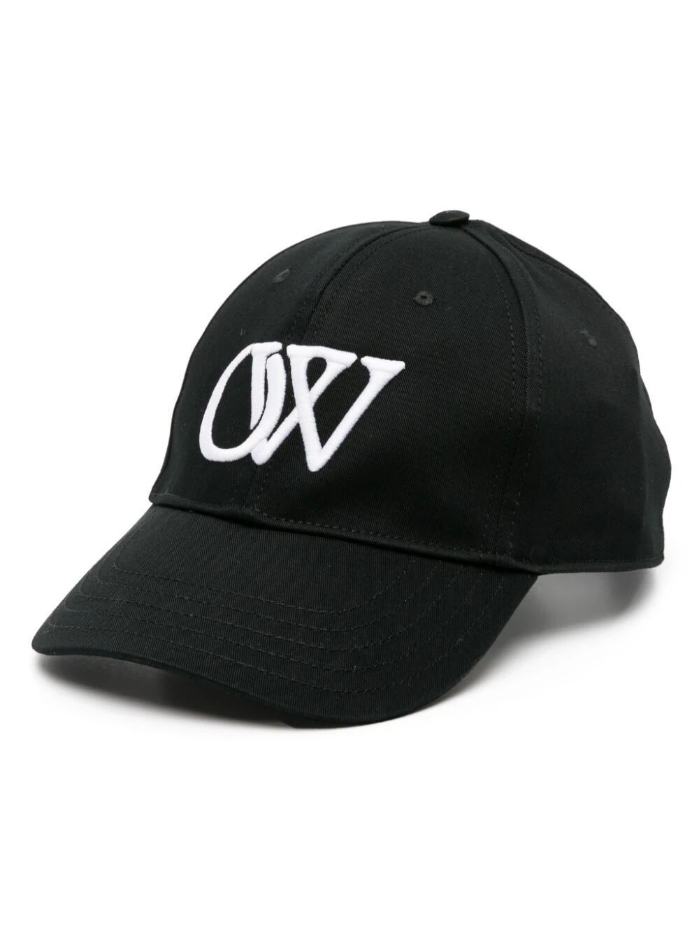 image of Off White Off-White Cotton Cap Size L in Black, Men's