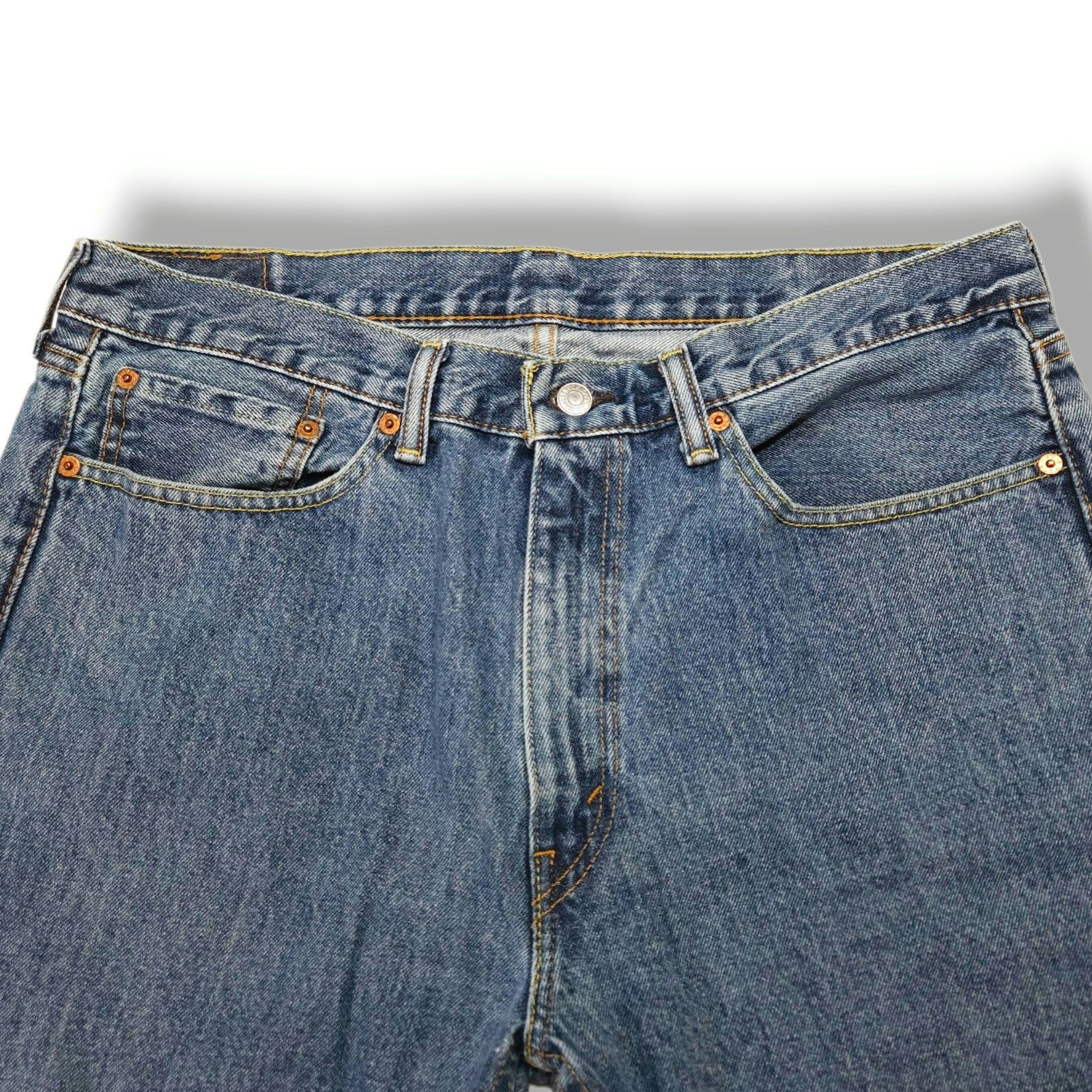 Levi's Levi’s 505 Regular Fit Straight Leg Jeans W36 L30 VTG Y2K Size US 36 / EU 52 - 4 Thumbnail