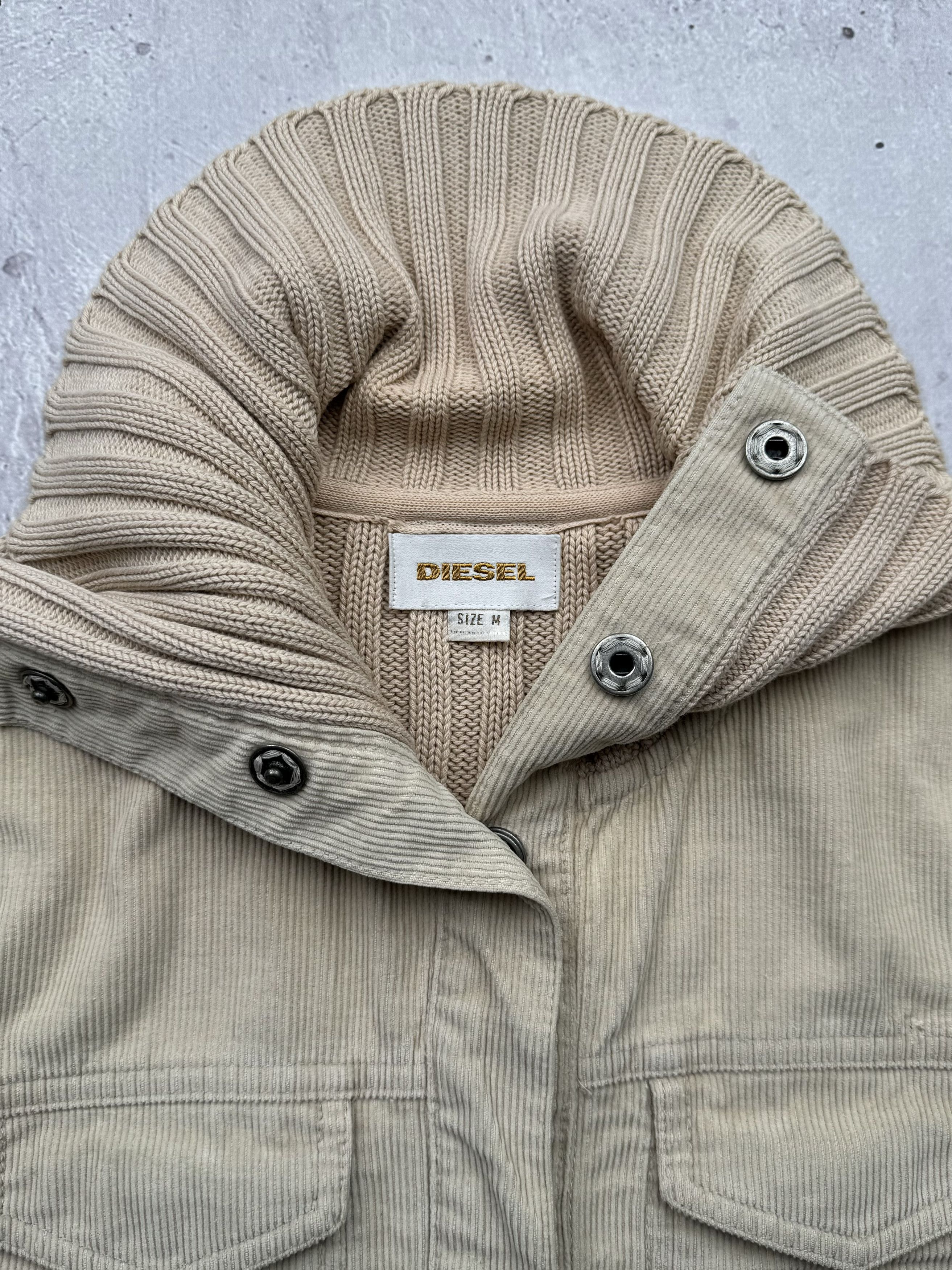 Diesel Diesel Vintage Knit Cotton/Corduroy Jacket Size M / US 6-8 / IT 42-44 - 5 Thumbnail