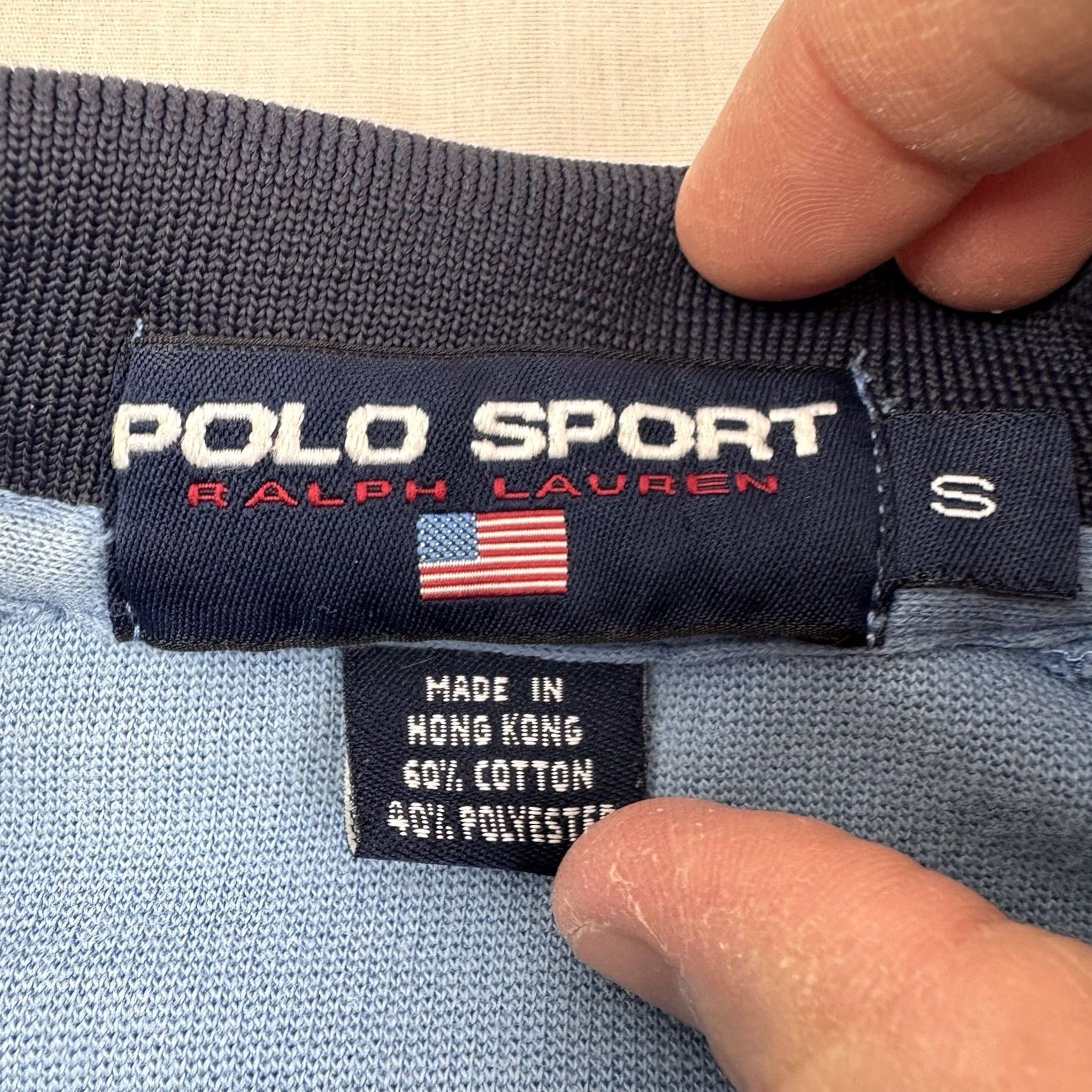 Vintage Vintage Polo Sport Athletic Jacket Adult Smell Full Zip Collar Sports 90s Y2K Size US S / EU 44-46 / 1 - 5 Thumbnail
