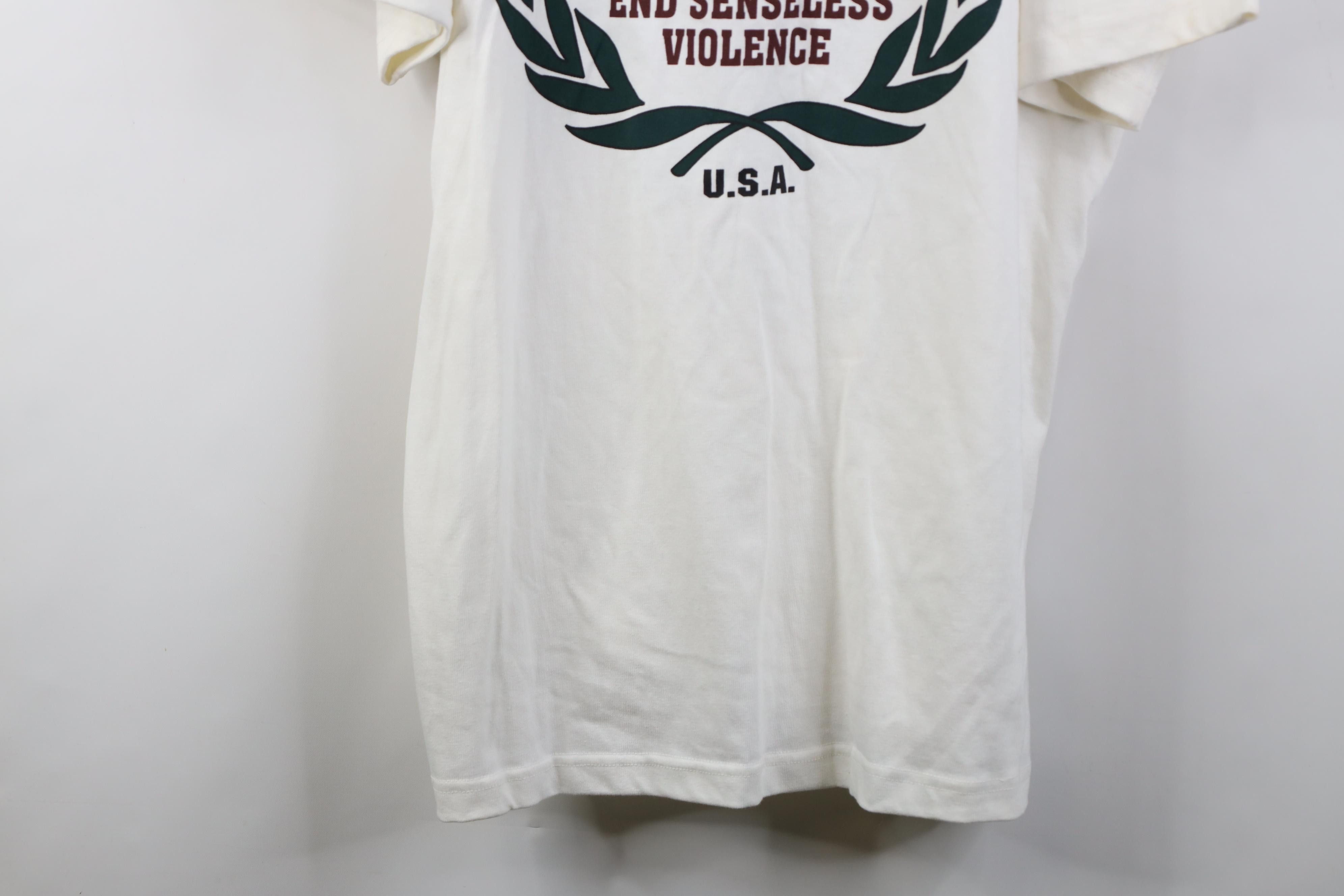 Vintage Vintage 90s Streetwear Senseless Violence Baggy T-Shirt Size US XL / EU 56 / 4 - 3 Thumbnail