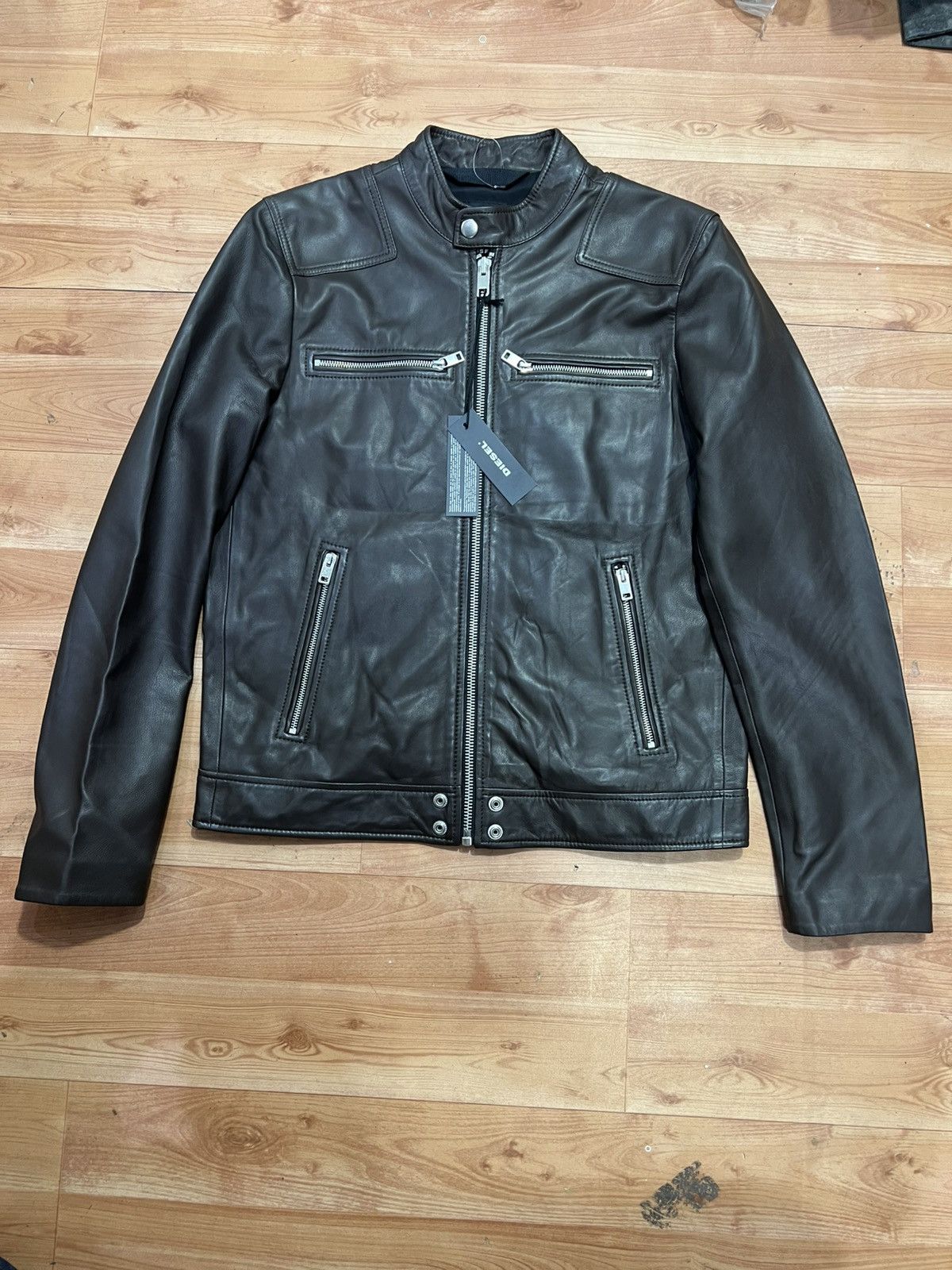 Diesel Diesel leather jacket size L Size US L / EU 52-54 / 3 - 1 Thumbnail